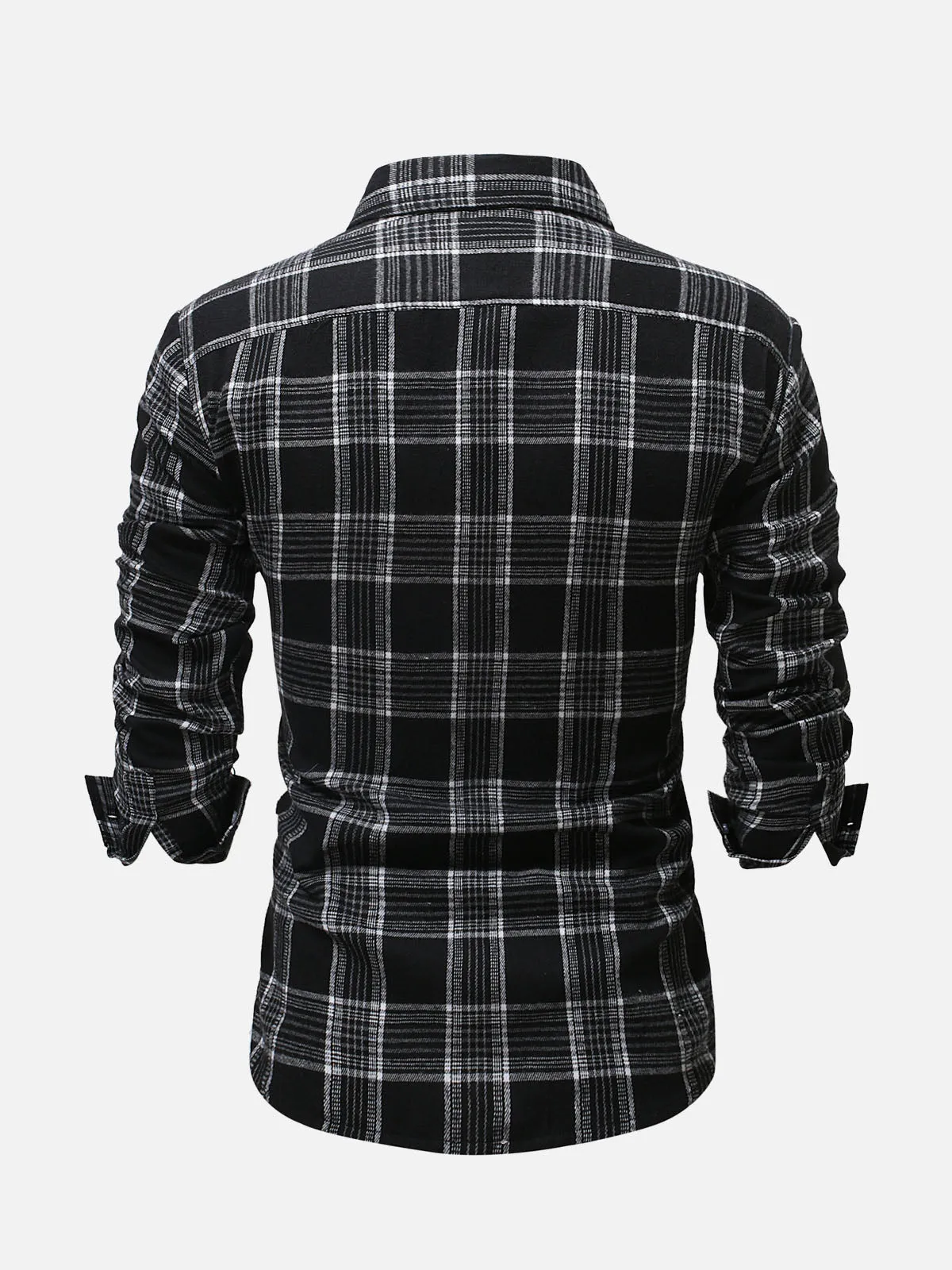 Men's Classic Plaid Long Sleeve Shirt sold by Eleven Oasis product image thumbnail 5