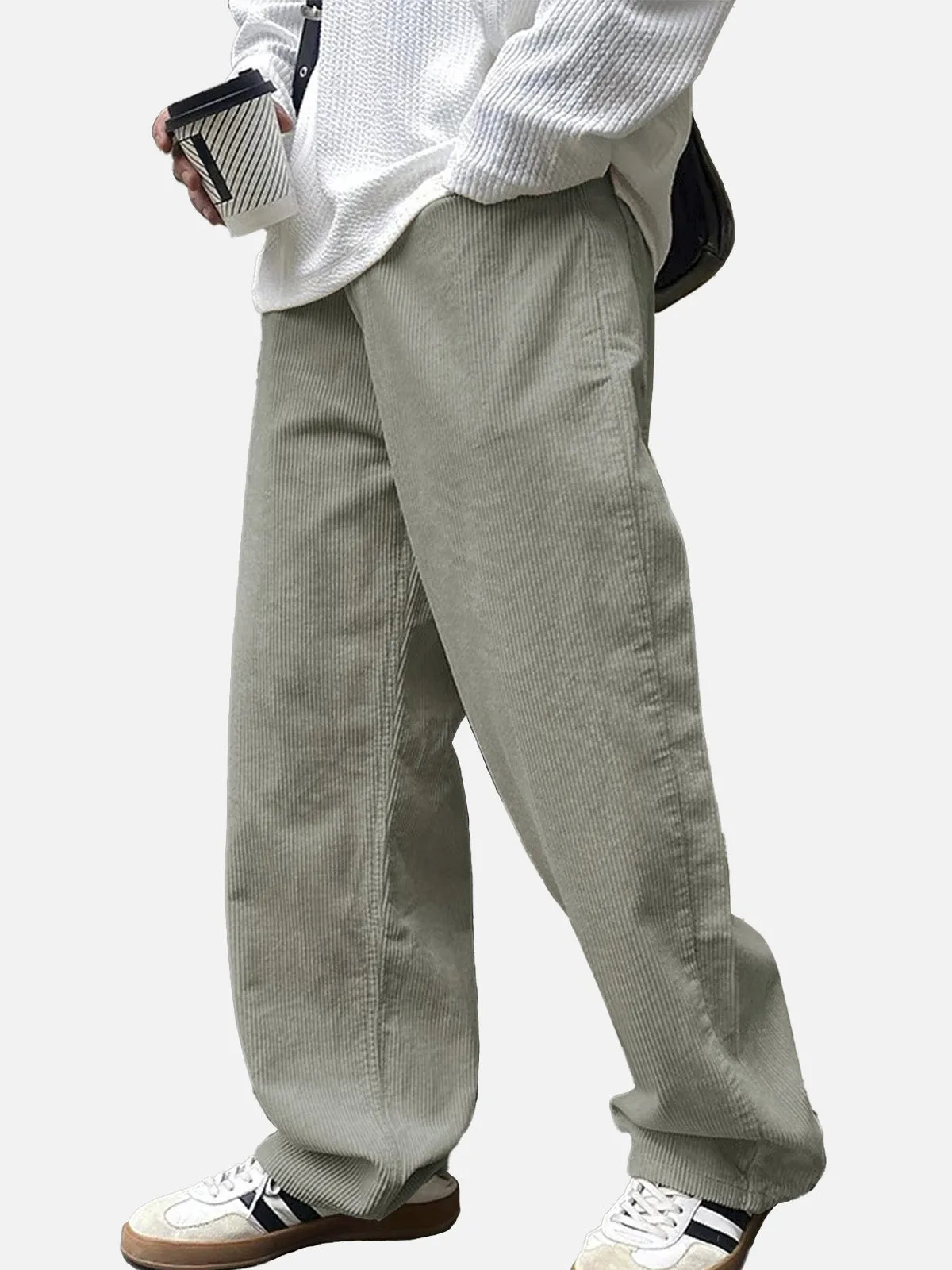 Men's Corduroy Straight Leg Pants sold by Eleven Oasis