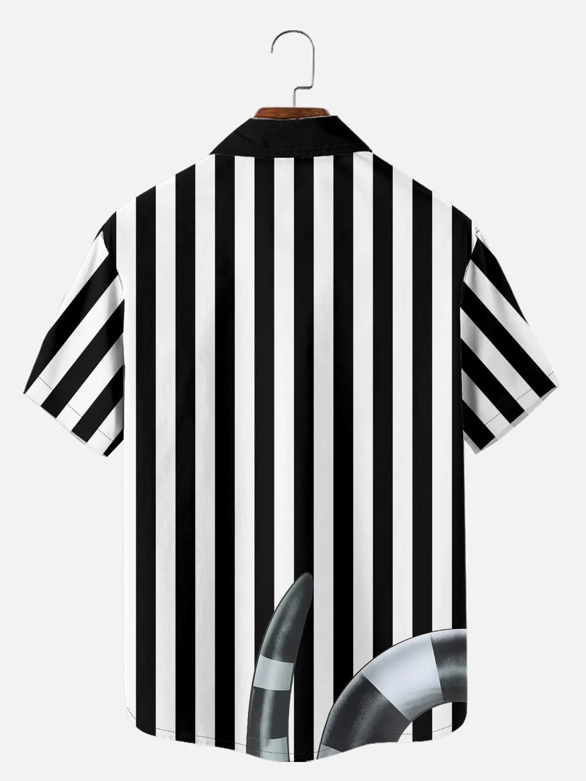 Men's Beetlejuice Sandworm Halloween Short Sleeve Shirt sold by Eleven Oasis product image thumbnail 3
