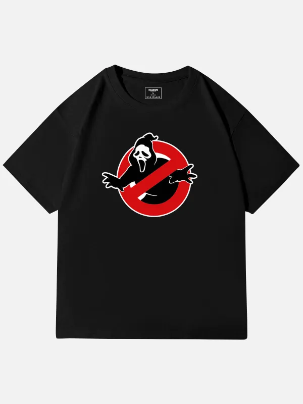 Ghostbusters Ghostface Horror Mashup Cotton T-Shirt sold by Eleven Oasis