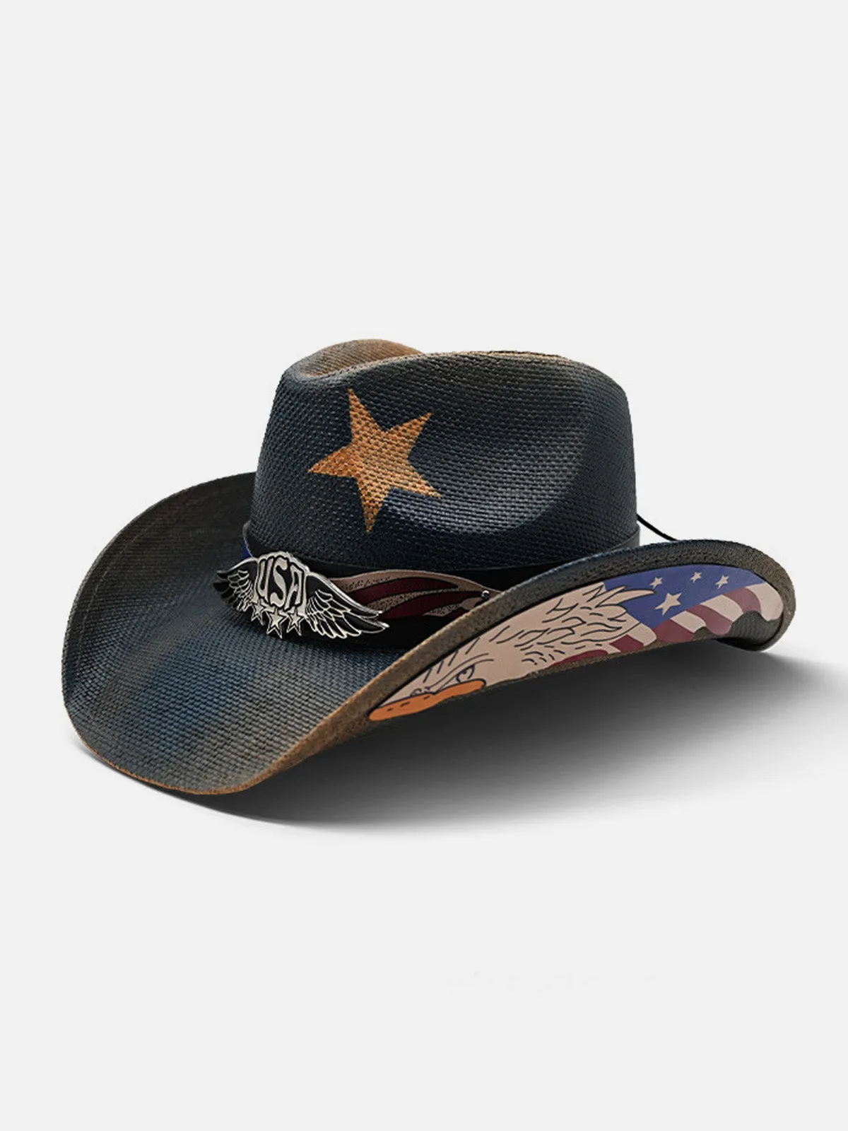 USA Western Graphic Cowboy Hat sold by Eleven Oasis product image thumbnail 2