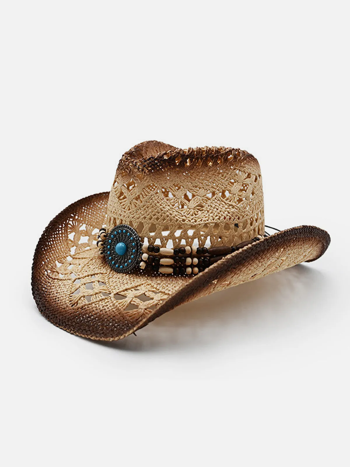 Woven Western Cowboy Hat sold by Eleven Oasis product image thumbnail 3
