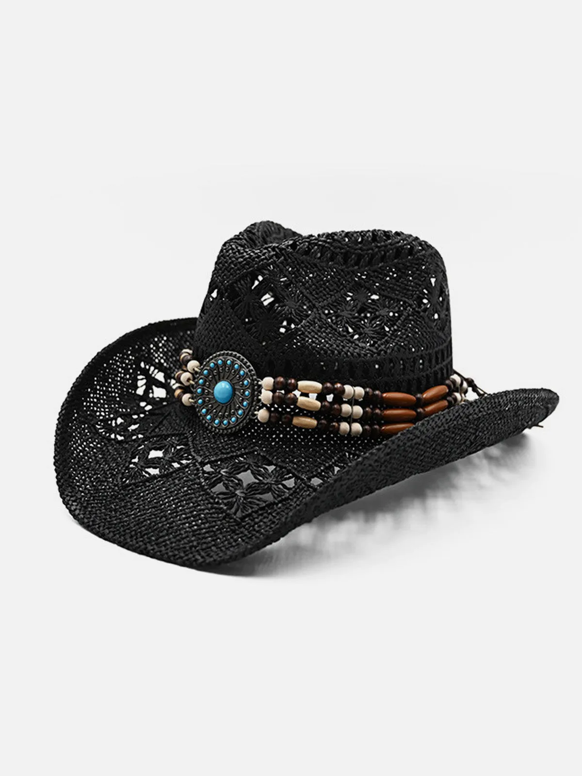 Woven Western Cowboy Hat sold by Eleven Oasis product image thumbnail 2