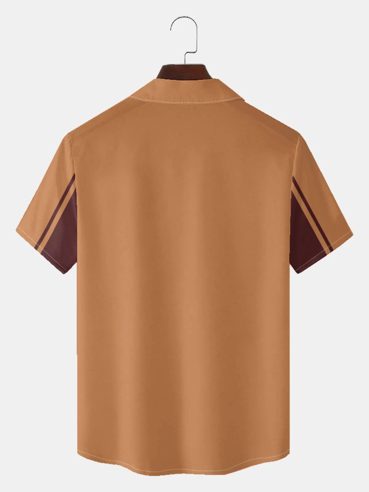 Tall Men's Timeless Bowling Short Sleeve Shirt sold by Eleven Oasis product image thumbnail 3