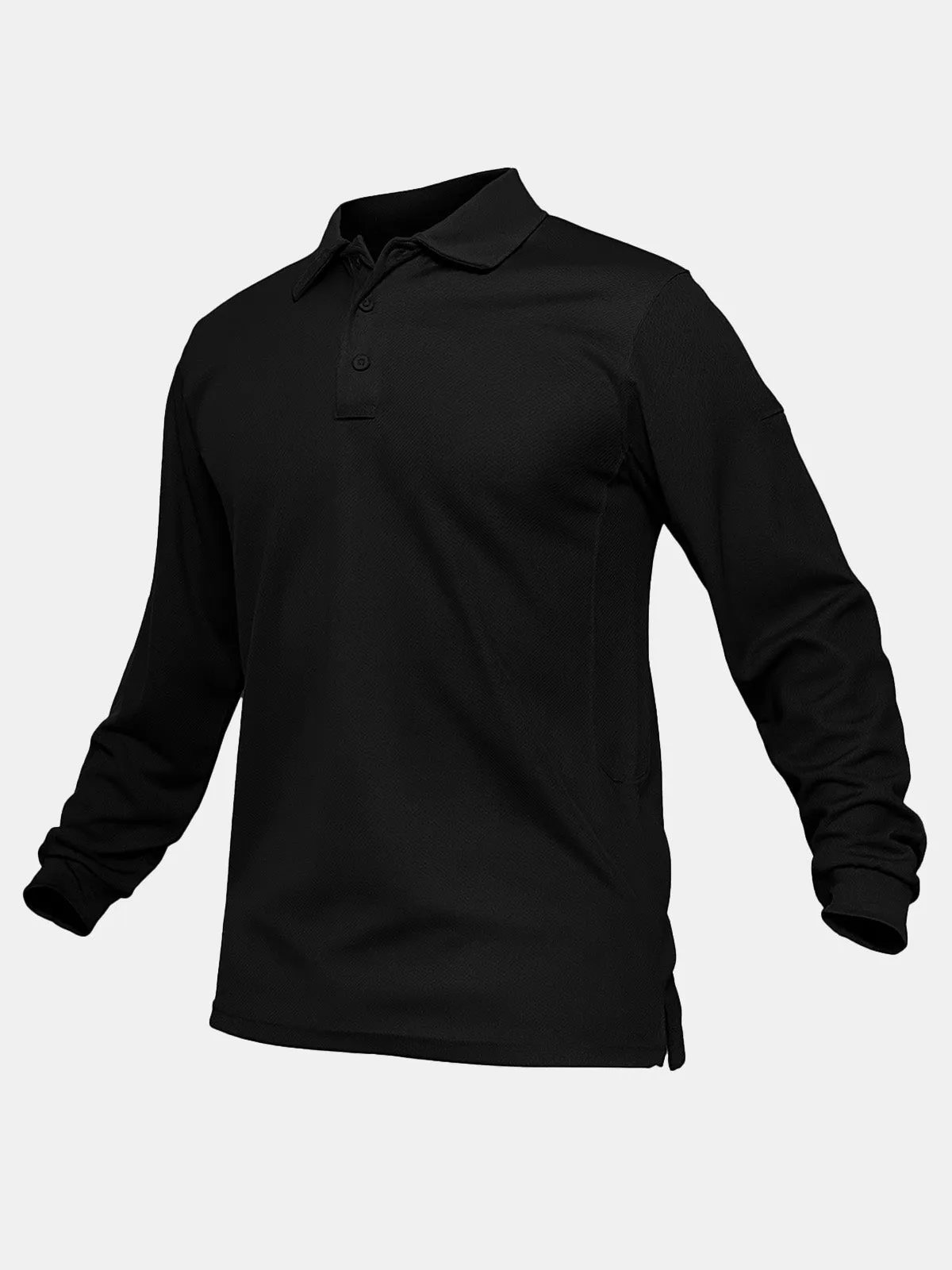 Men's Performance Polo Long Sleeve Shirt sold by Eleven Oasis product image thumbnail 3