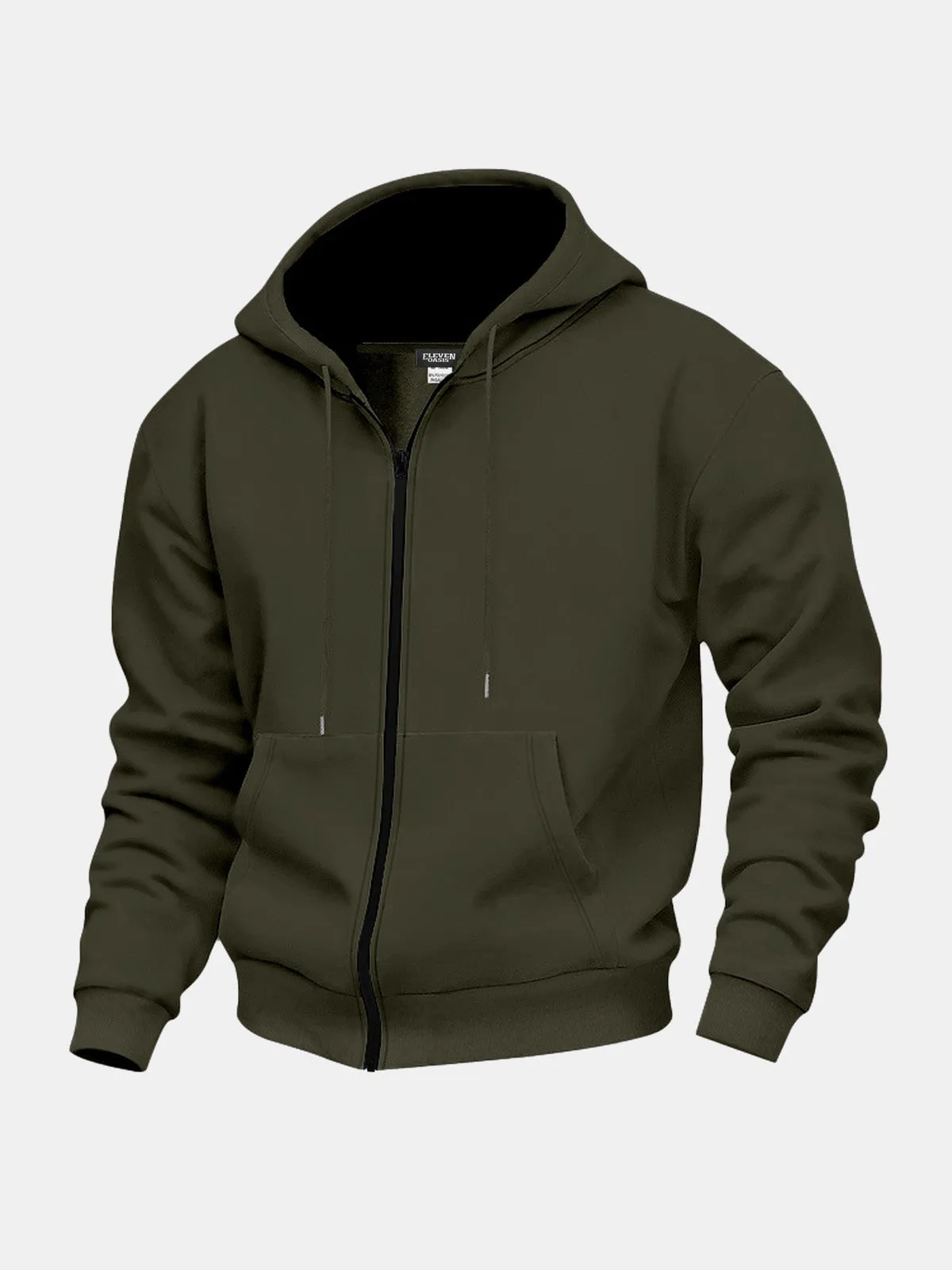 Men's Classic Everyday Zip-Up Hoodie sold by Eleven Oasis