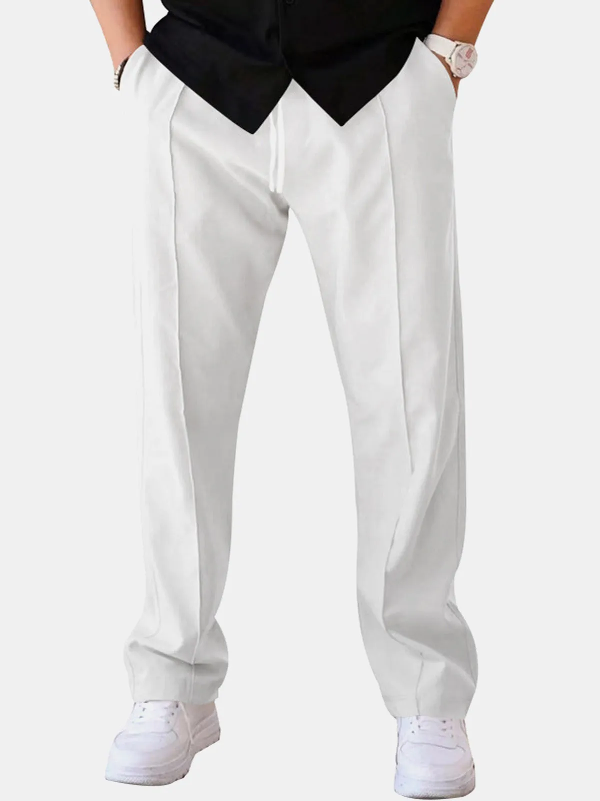 Men's Regular Fit Straight Leg Casual Pants sold by Eleven Oasis product image thumbnail 5