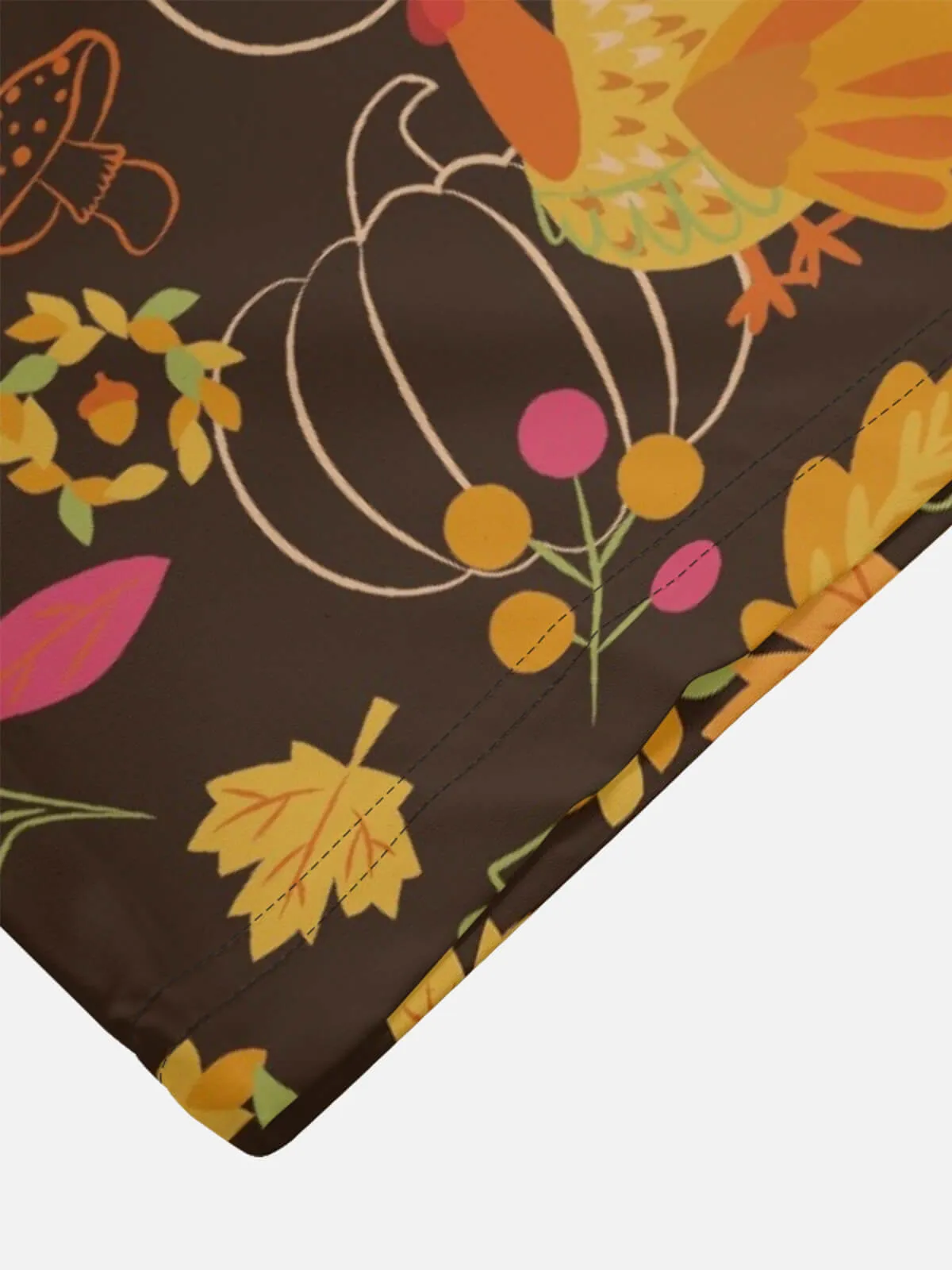 Men's Thanksgiving Turkey All Over Print Short Sleeve Shirt sold by Eleven Oasis product image thumbnail 4