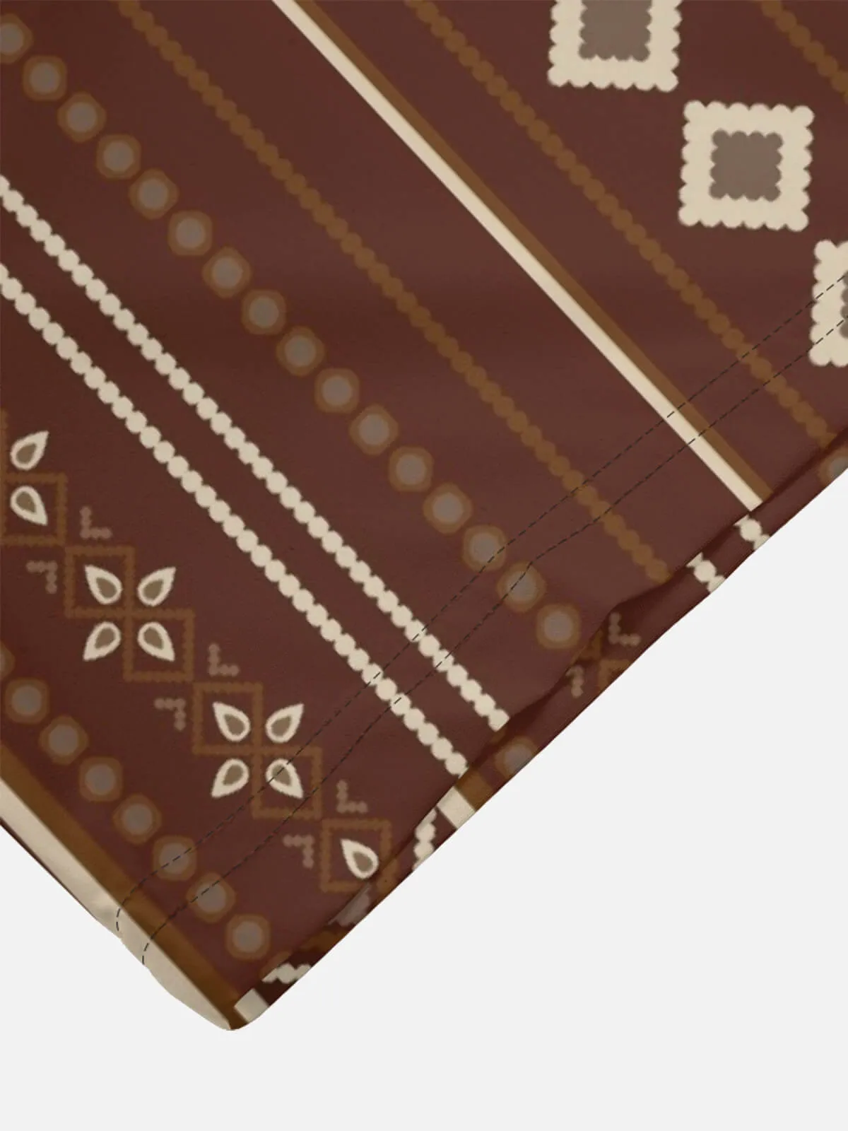 Tall Men's Retro Diamond Stripe Short Sleeve Shirt sold by Eleven Oasis product image thumbnail 4