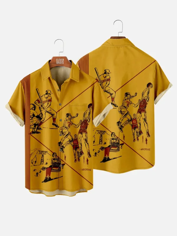 Men's Pee Chee Folder Back Cover Nostalgia Shirt sold by Eleven Oasis