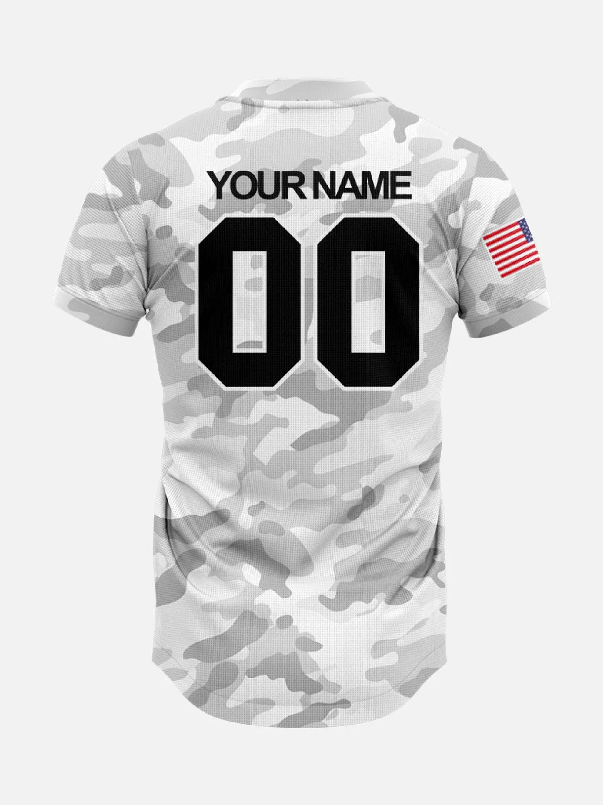 Men's Custom Camo American Football Jersey Top sold by Eleven Oasis product image thumbnail 2