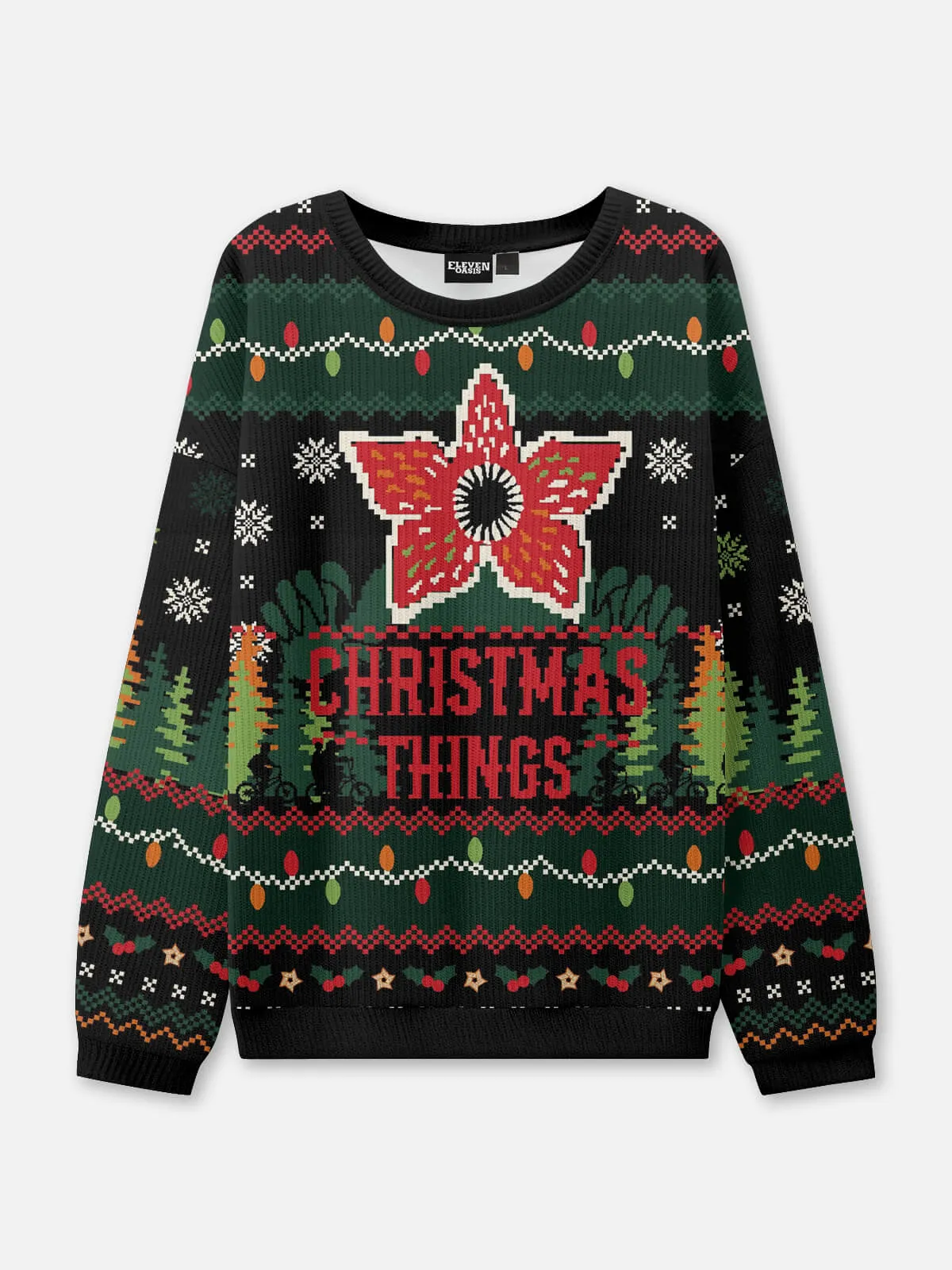 Ugly Christmas Sweater Christmas Things Sweatshirt sold by Eleven Oasis