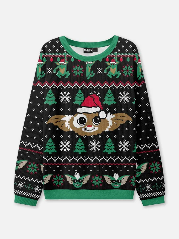 Ugly Christmas Sweater Gremlins Gizmo Sweatshirt sold by Eleven Oasis