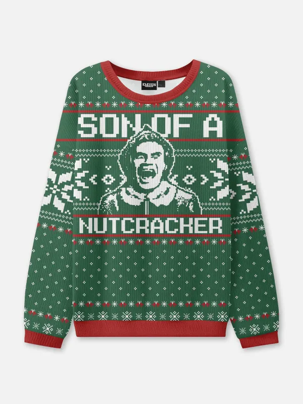 Ugly Christmas Sweater Son of a Nutcracker Sweatshirt sold by Eleven Oasis