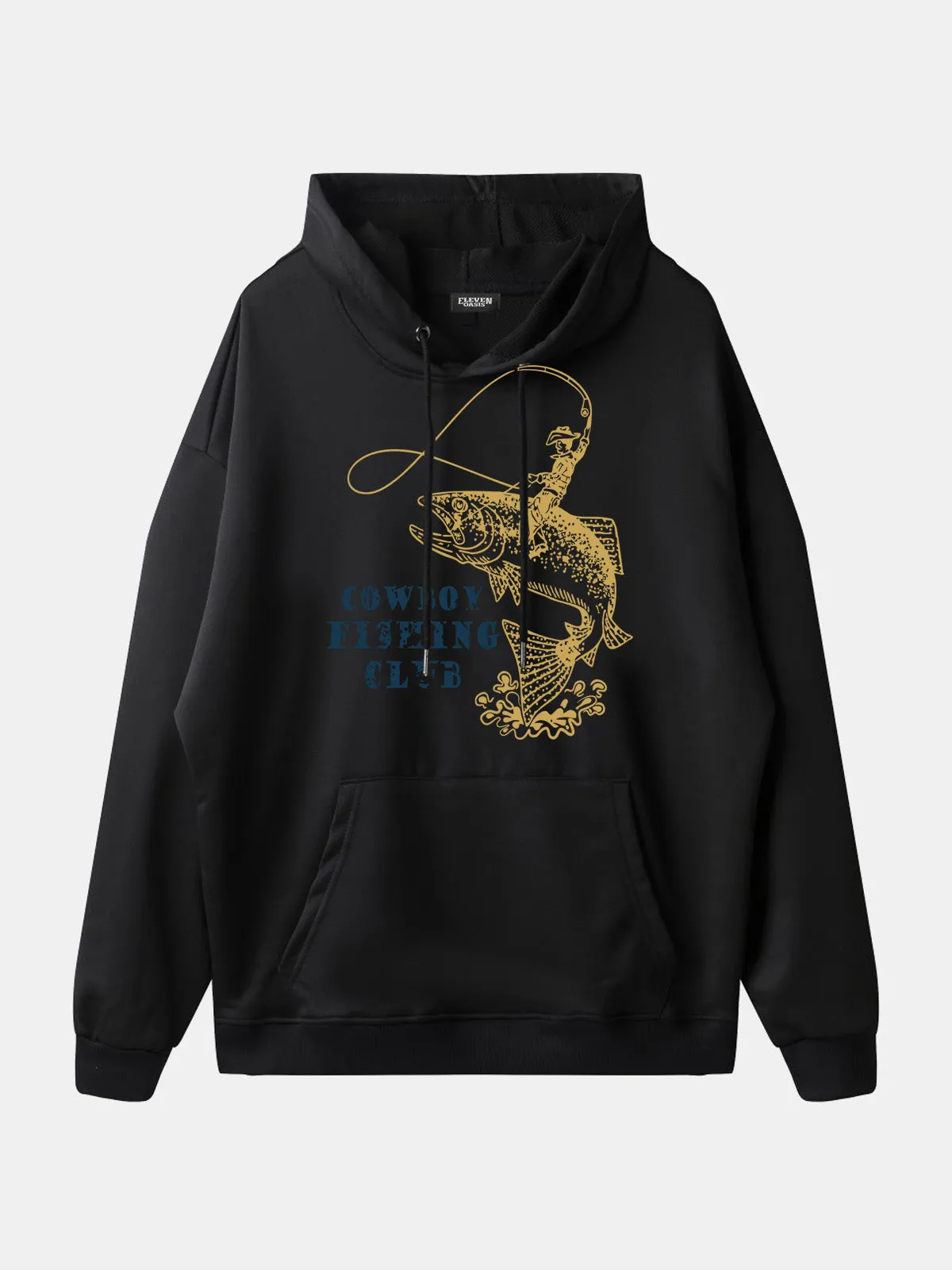 Cowboy Fishing Club Graphic Hoodie sold by Eleven Oasis product image thumbnail 5