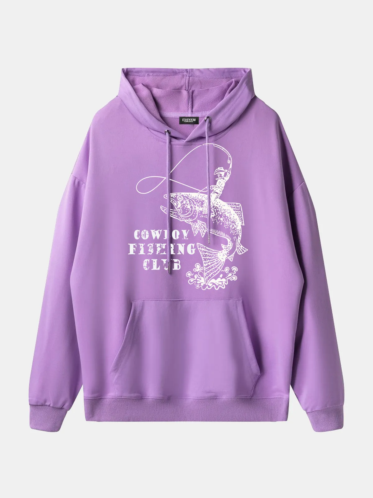 Cowboy Fishing Club Graphic Hoodie sold by Eleven Oasis product image thumbnail 3