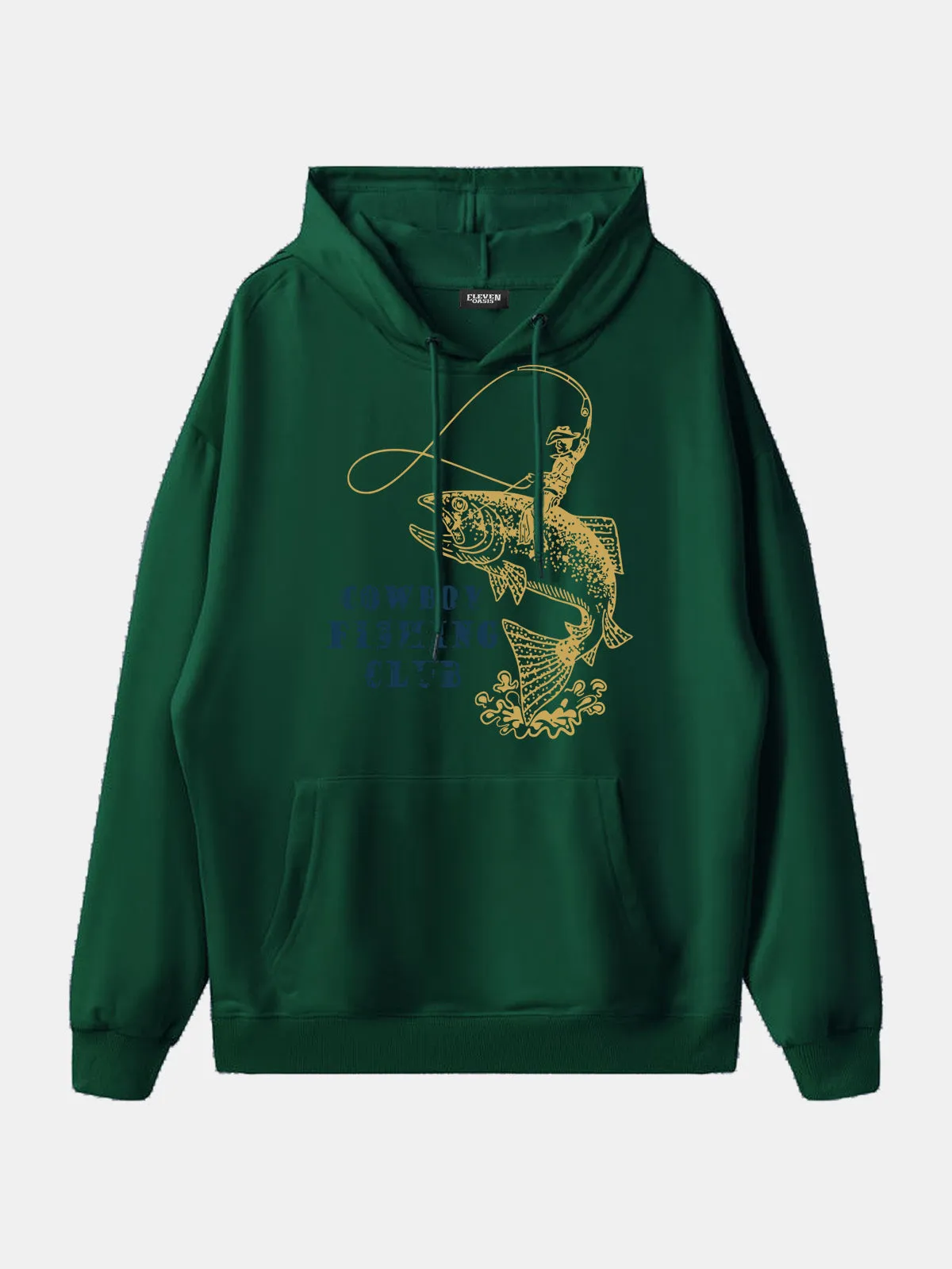 Cowboy Fishing Club Graphic Hoodie sold by Eleven Oasis product image thumbnail 4