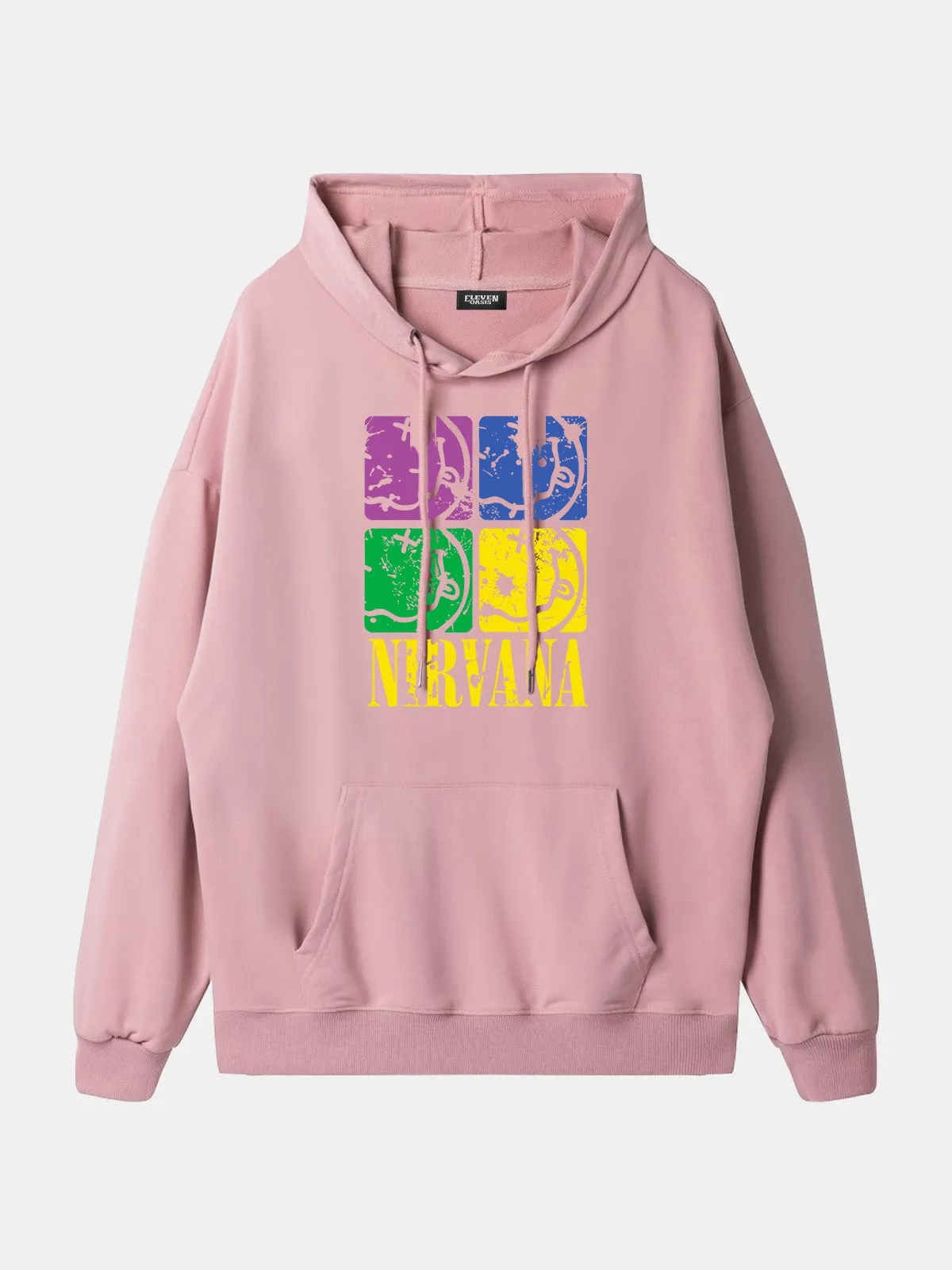 Nirvana Pop Art Smiley Logo Hoodie sold by Eleven Oasis product image thumbnail 2