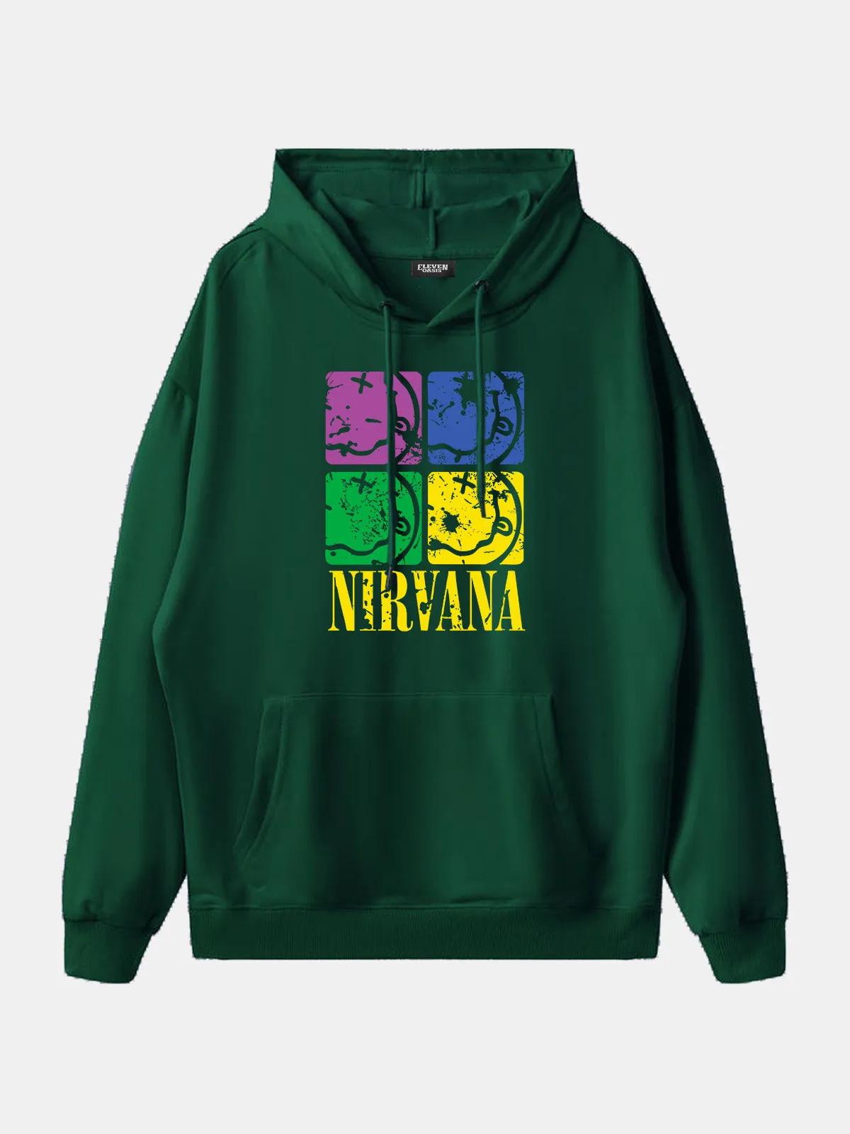 Nirvana Pop Art Smiley Logo Hoodie sold by Eleven Oasis product image thumbnail 4