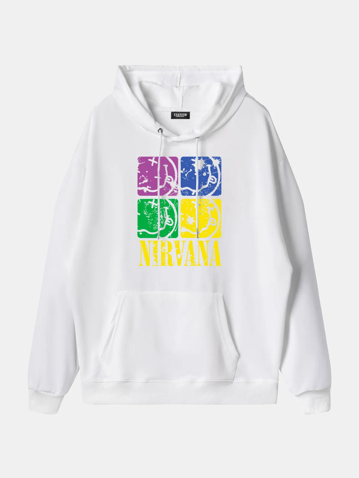 Nirvana Pop Art Smiley Logo Hoodie sold by Eleven Oasis product image thumbnail 3