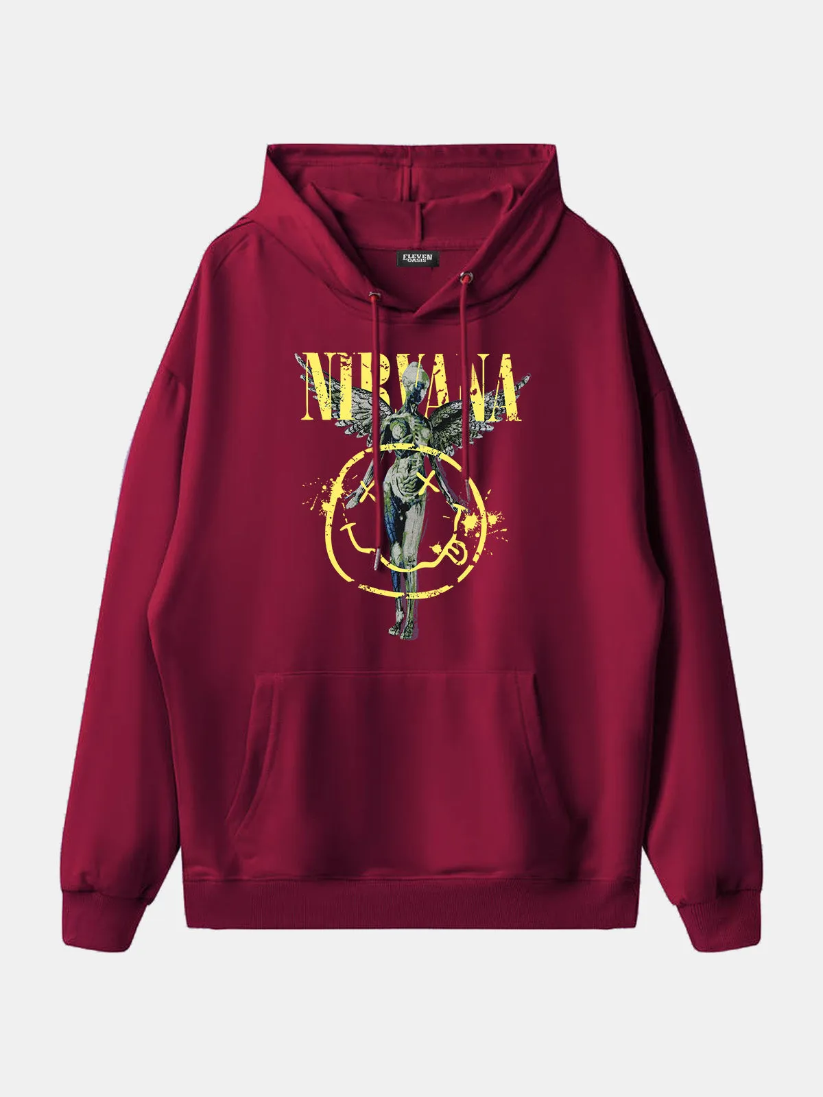 Nirvana In Utero Smiley Graphic Hoodie sold by Eleven Oasis product image thumbnail 3
