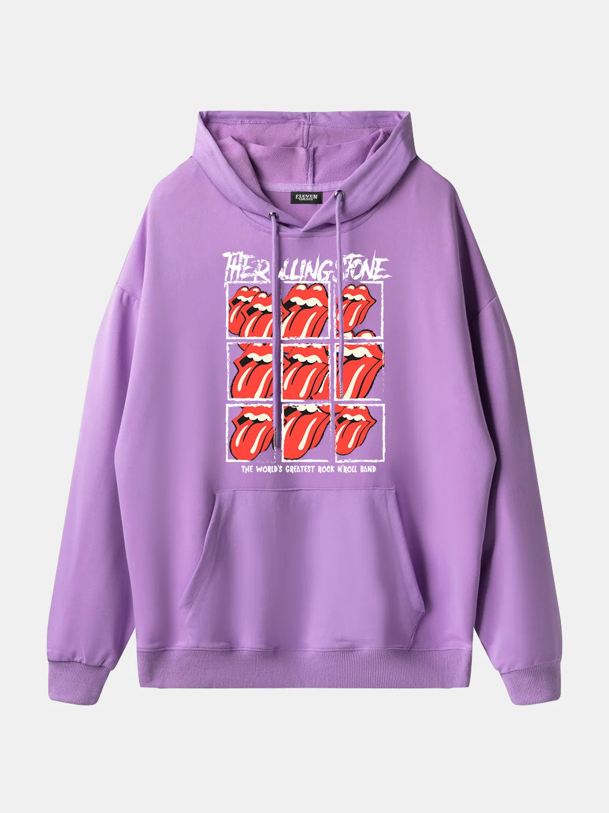 Rolling Stones Tongue Logo Grid Hoodie sold by Eleven Oasis product image thumbnail 5