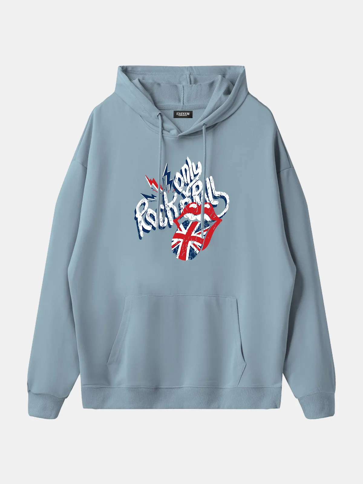 Rolling Stones Union Jack Lips Graphic Hoodie sold by Eleven Oasis product image thumbnail 5
