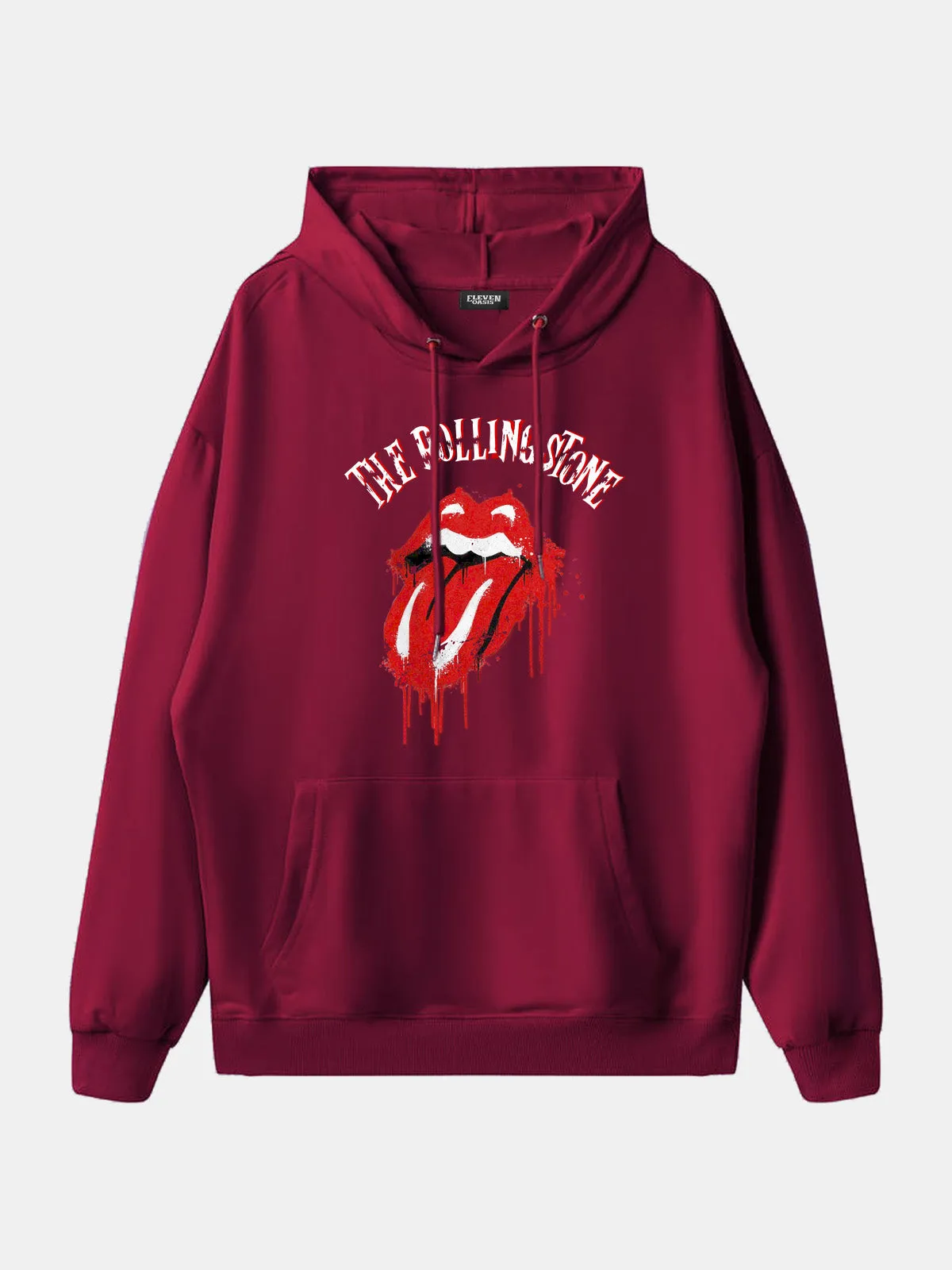 Rolling Stones Dripping Tongue Logo Hoodie sold by Eleven Oasis product image thumbnail 5