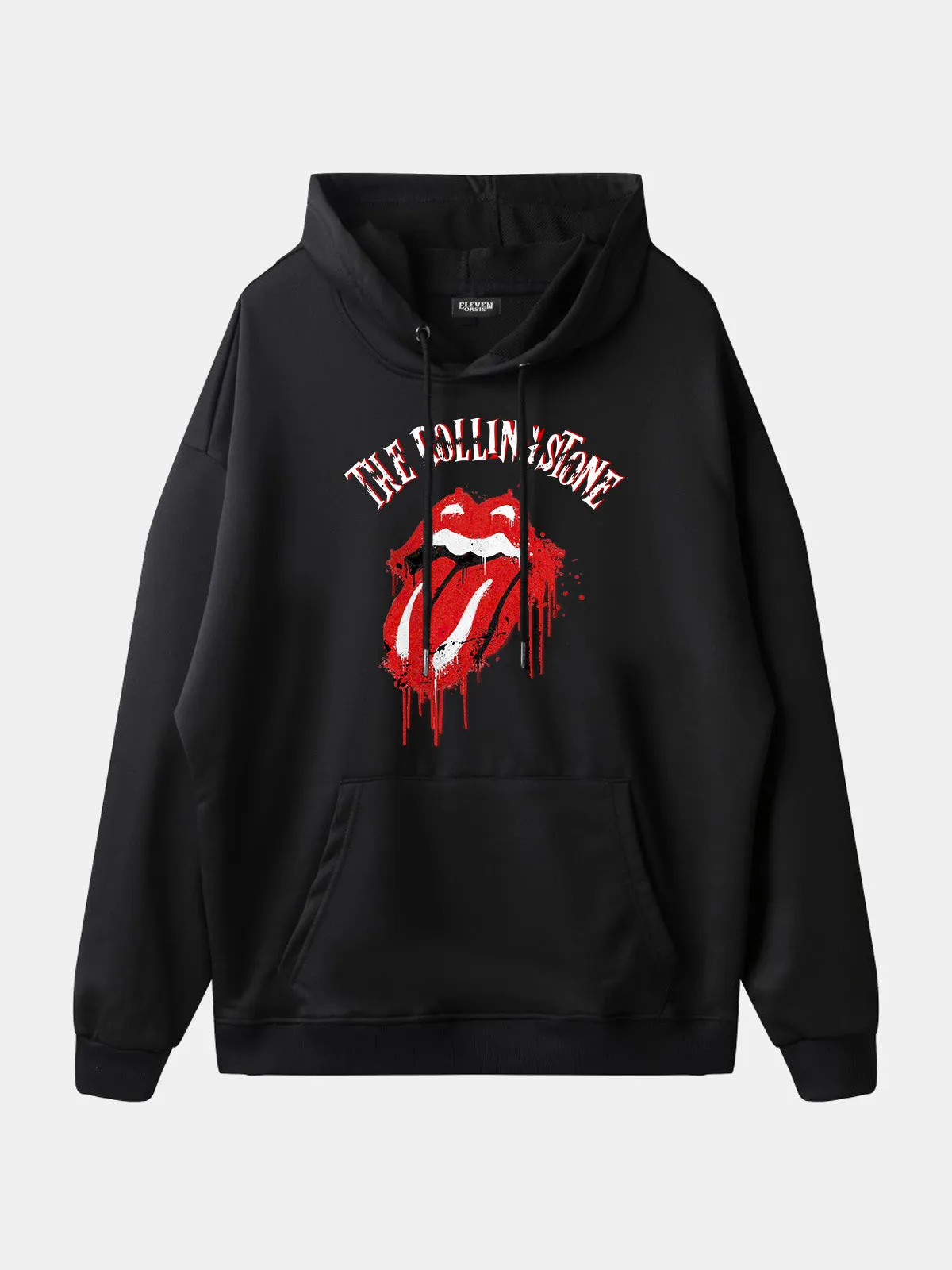 Rolling Stones Dripping Tongue Logo Hoodie sold by Eleven Oasis product image thumbnail 3