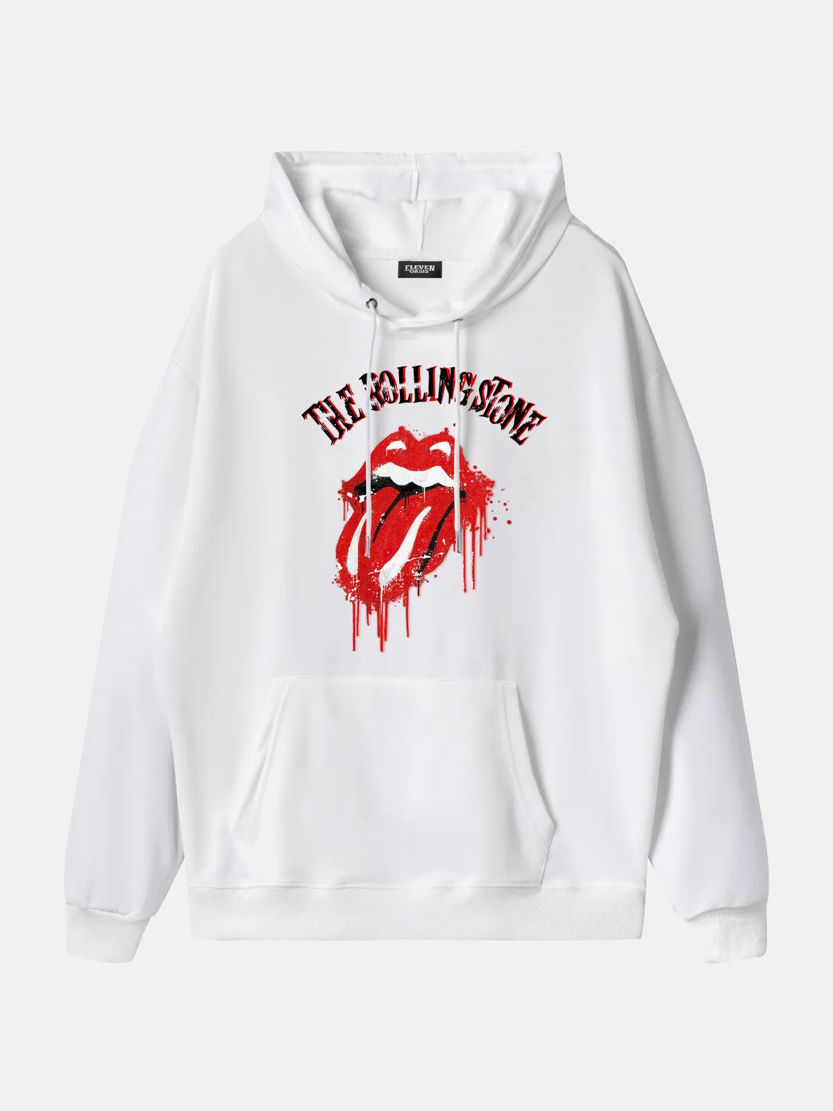 Rolling Stones Dripping Tongue Logo Hoodie sold by Eleven Oasis