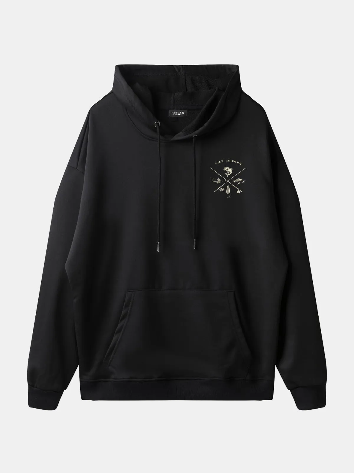 Life Is Good Fishing Crest Hoodie sold by Eleven Oasis product image thumbnail 3