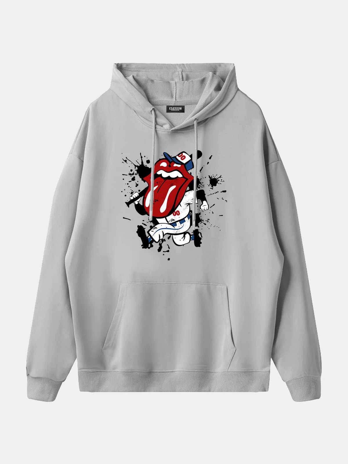 Rolling Stones Baseball Player Graphic Hoodie sold by Eleven Oasis