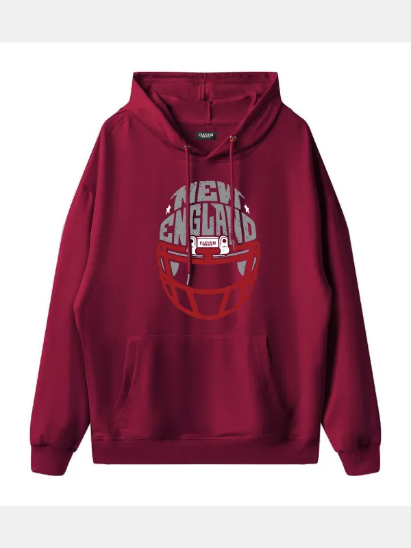 New England Football Helmet Graphic Hoodie sold by Eleven Oasis