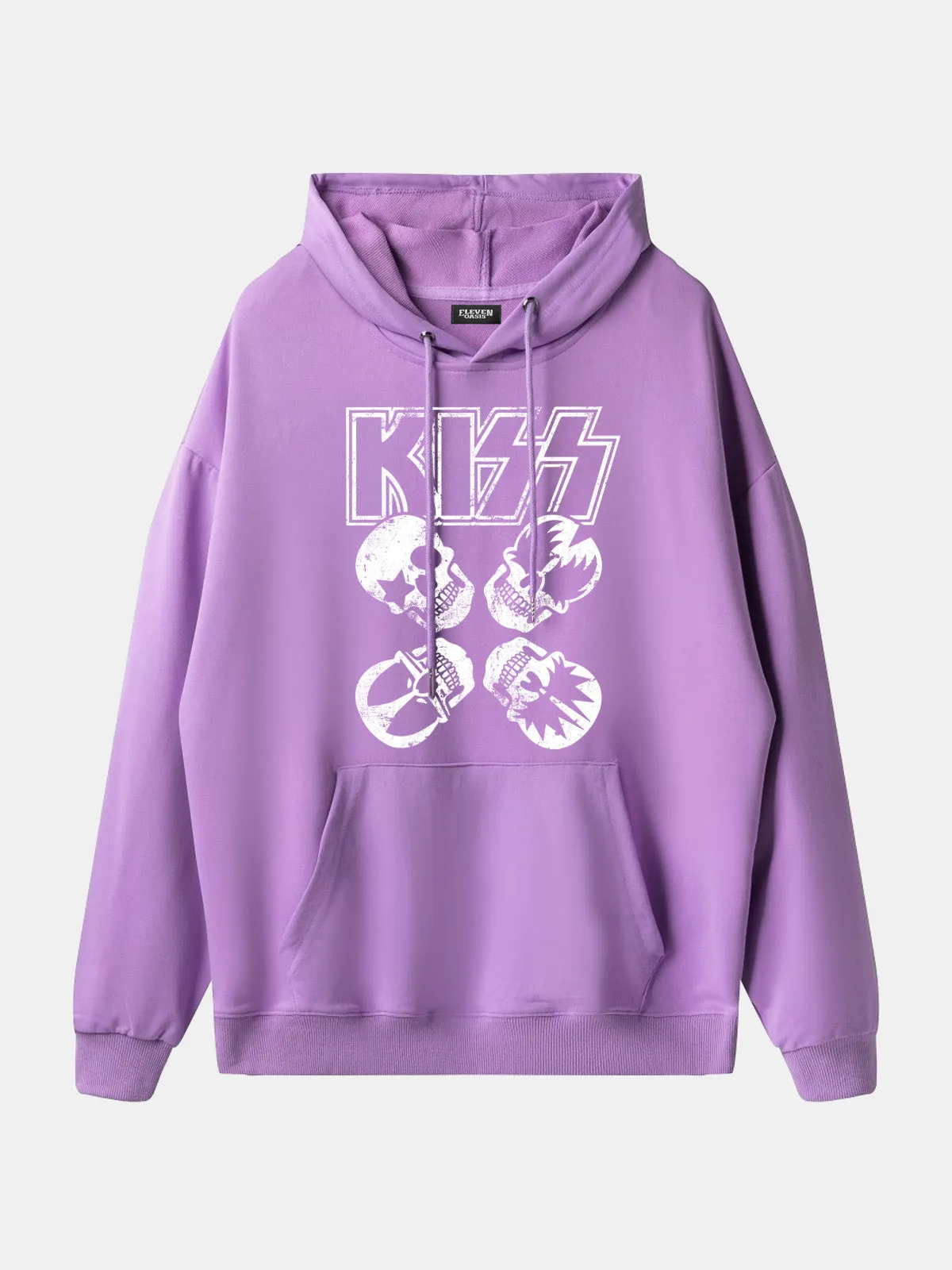 KISS Logo Band Faces Graphic Hoodie sold by Eleven Oasis product image thumbnail 5