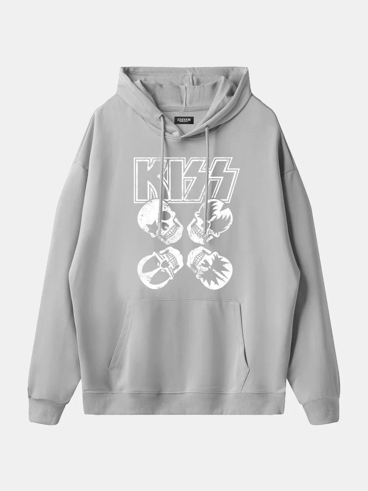 KISS Logo Band Faces Graphic Hoodie sold by Eleven Oasis product image thumbnail 3