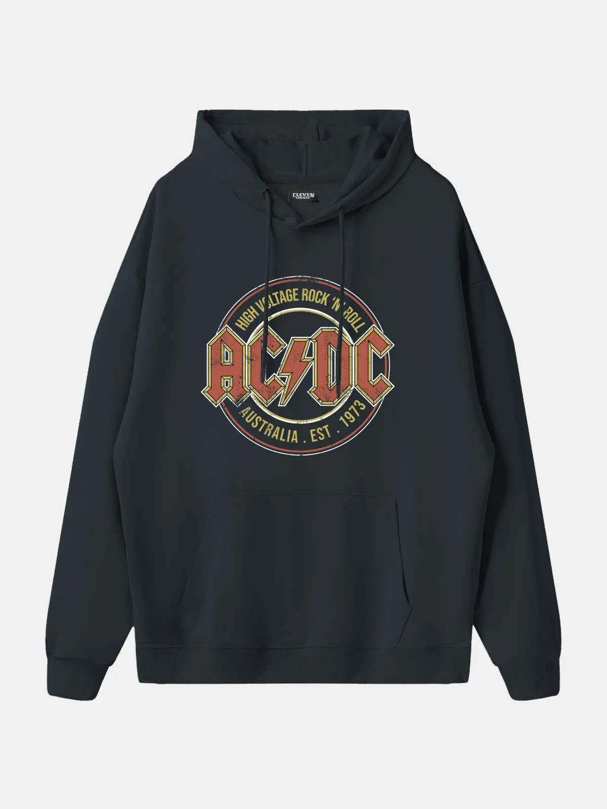 AC/DC High Voltage Vintage Band Hoodie sold by Eleven Oasis product image thumbnail 4