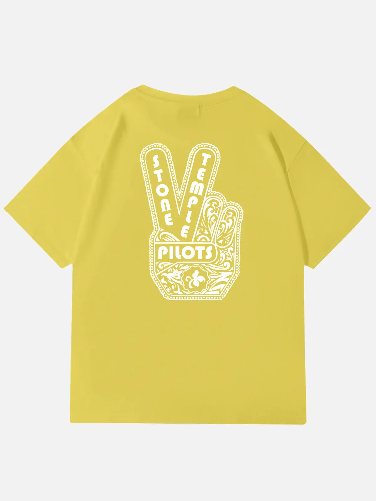 Stone Temple Pilots Peace Sign Graphic Cotton T-Shirt sold by Eleven Oasis product image thumbnail 3