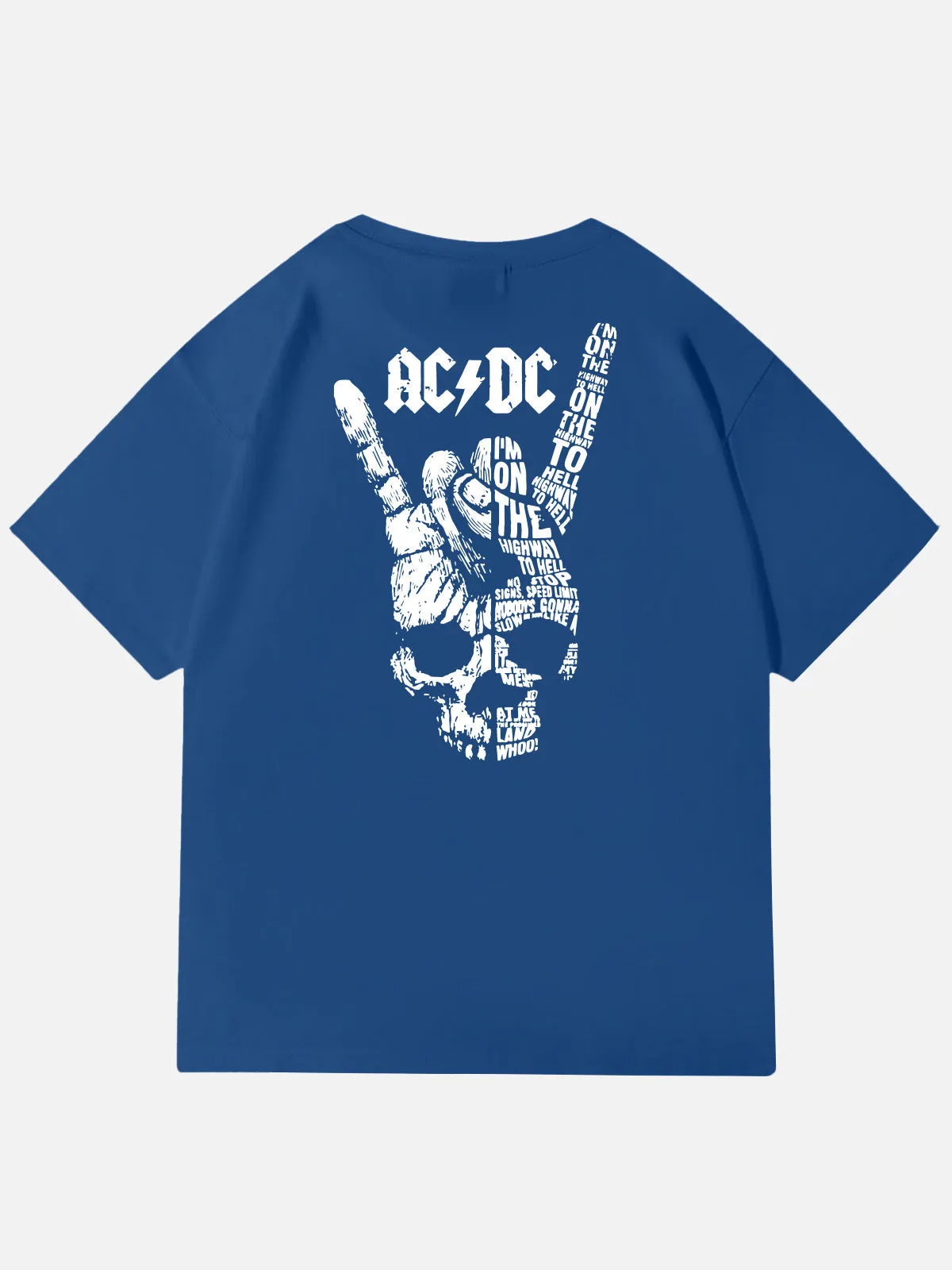 AC/DC Highway to Hell Rock Hand Vintage Band Cotton T-Shirt sold by Eleven Oasis product image thumbnail 3