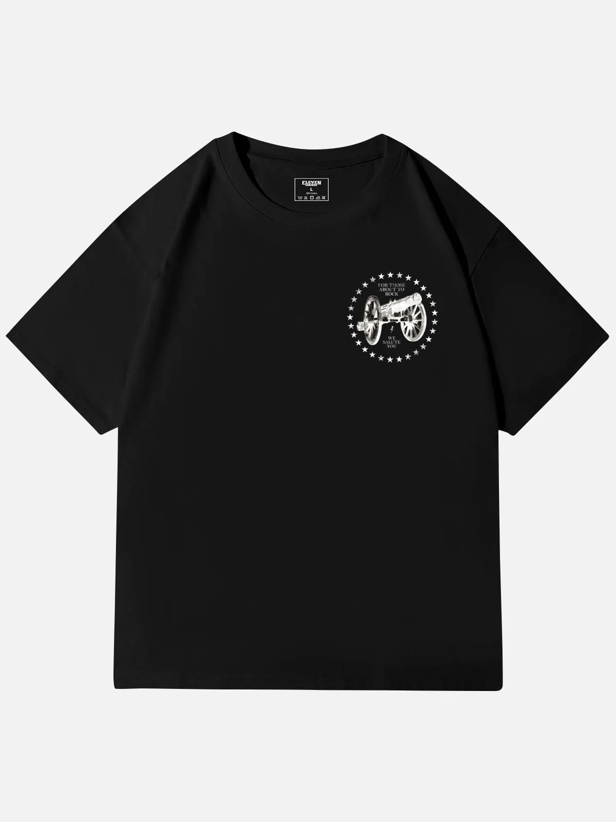 AC/DC For Those About to Rock Vintage Band Cotton T-Shirt sold by Eleven Oasis product image thumbnail 5