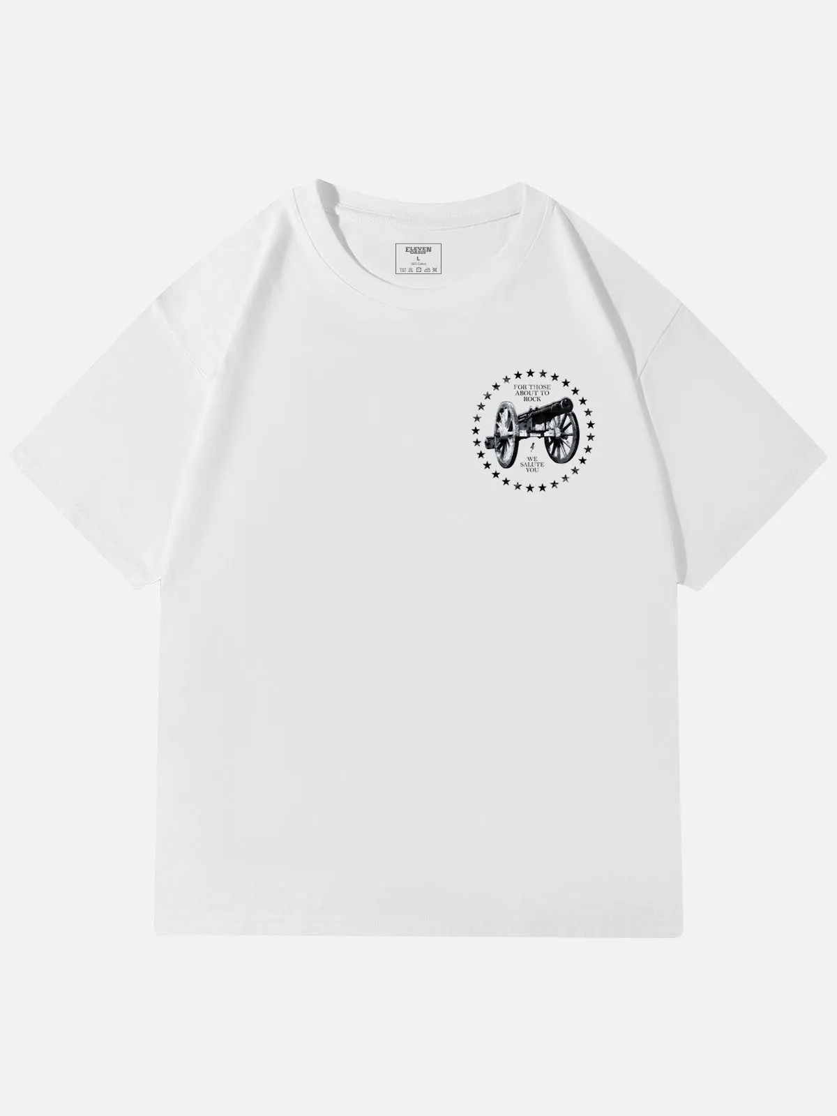 AC/DC For Those About to Rock Vintage Band Cotton T-Shirt sold by Eleven Oasis product image thumbnail 2