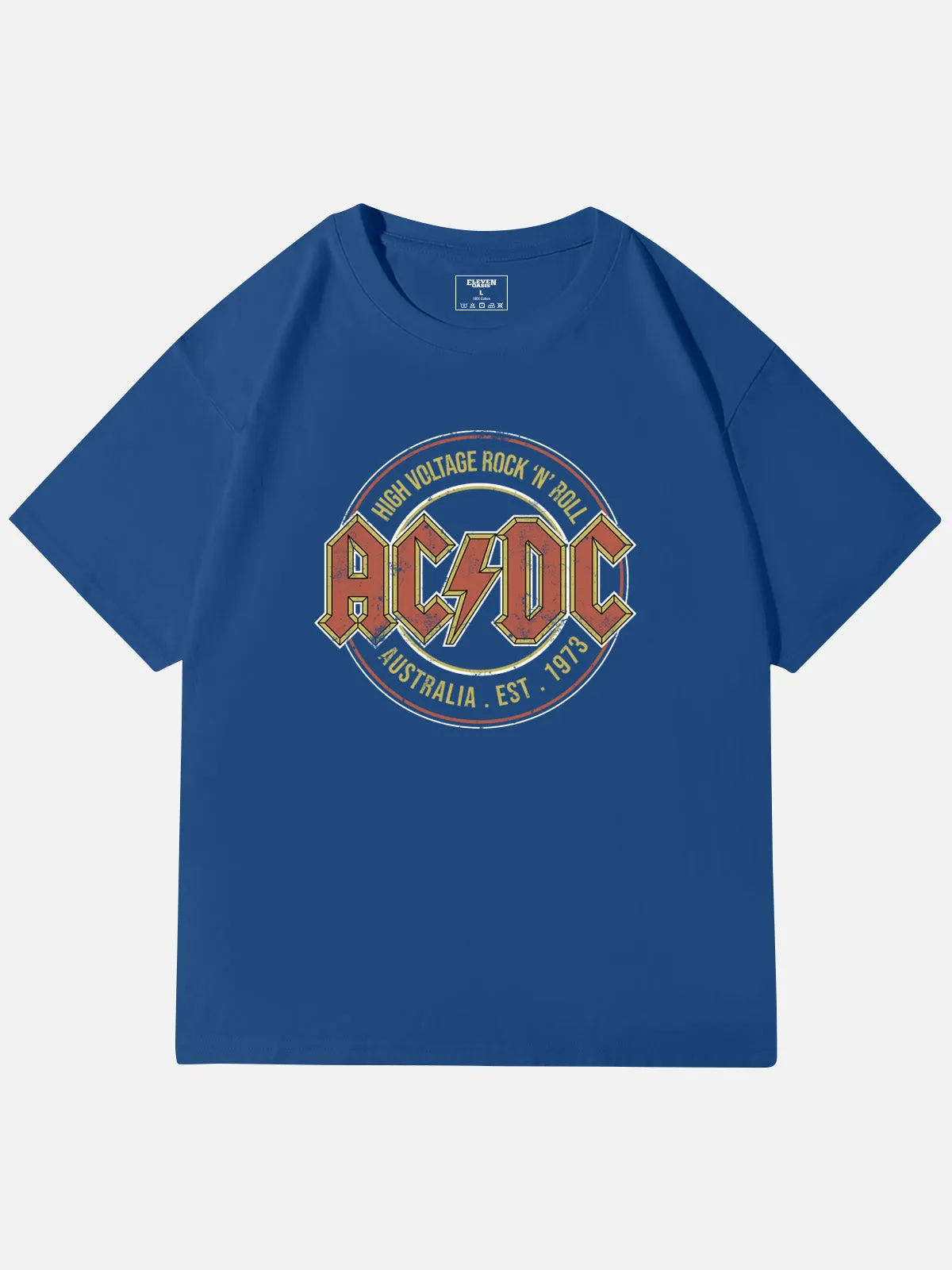 AC/DC High Voltage Vintage Band Cotton T-Shirt sold by Eleven Oasis product image thumbnail 4