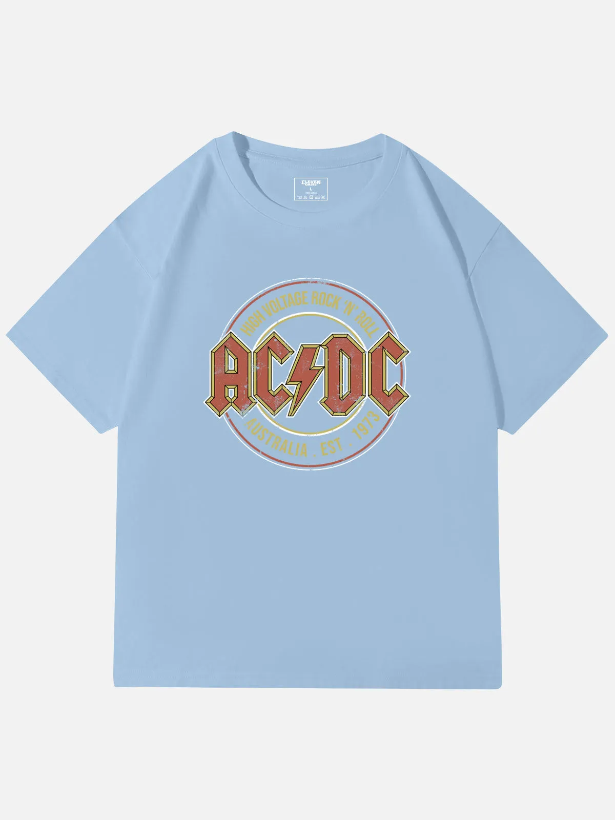AC/DC High Voltage Vintage Band Cotton T-Shirt sold by Eleven Oasis product image thumbnail 5