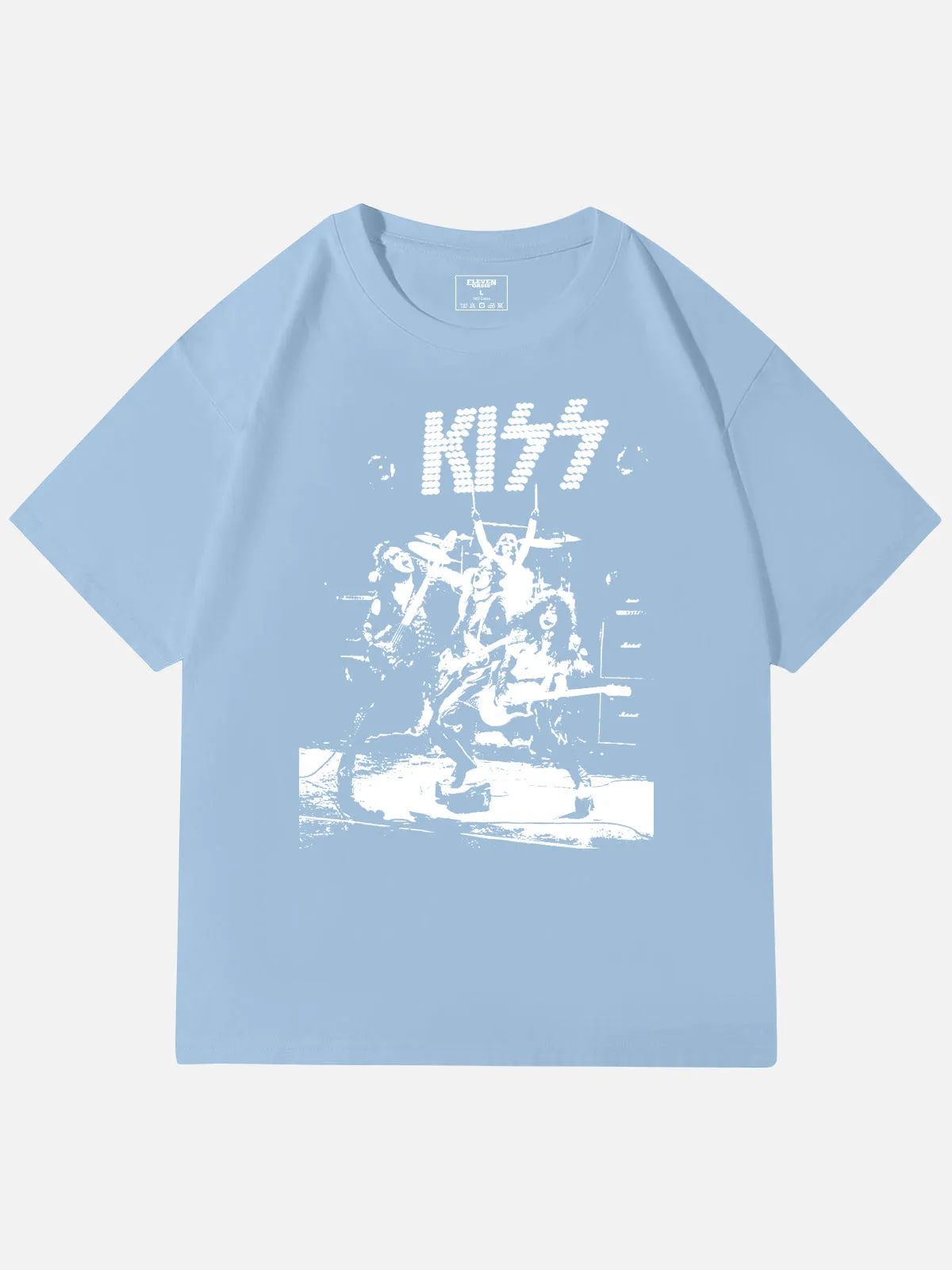 KISS Vintage Concert Band Cotton T-Shirt sold by Eleven Oasis product image thumbnail 2