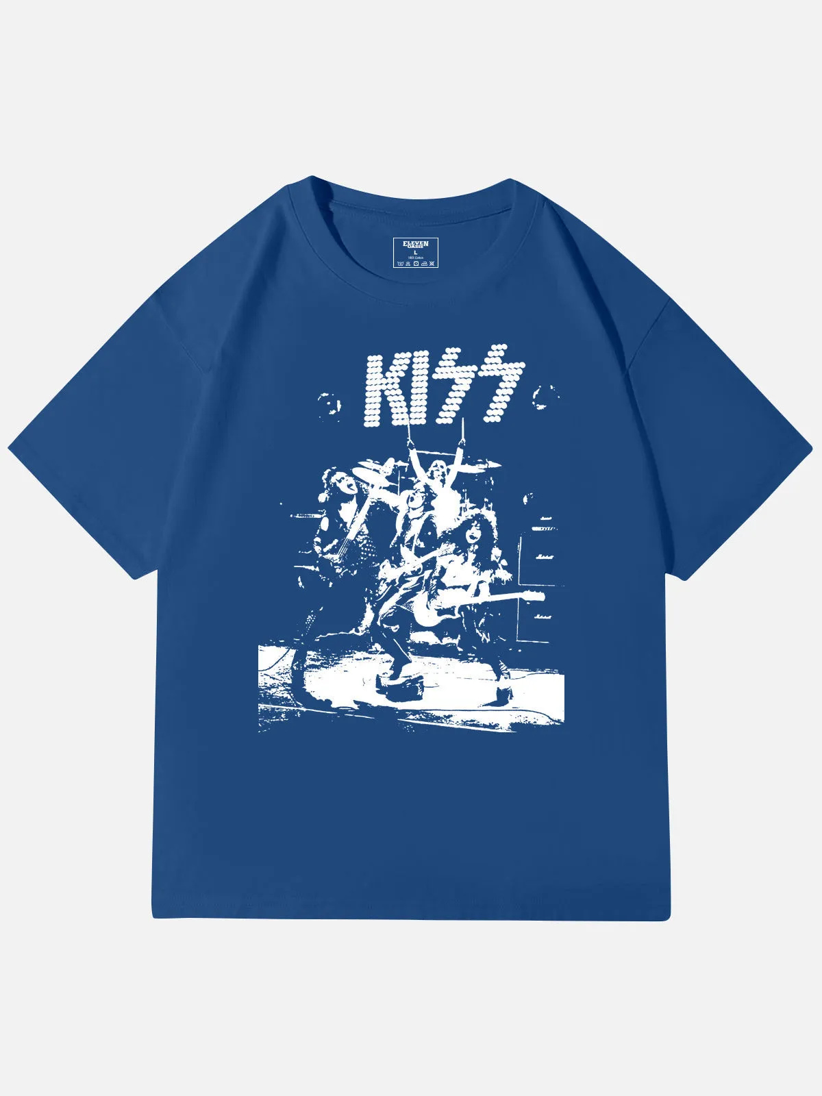 KISS Vintage Concert Band Cotton T-Shirt sold by Eleven Oasis product image thumbnail 3