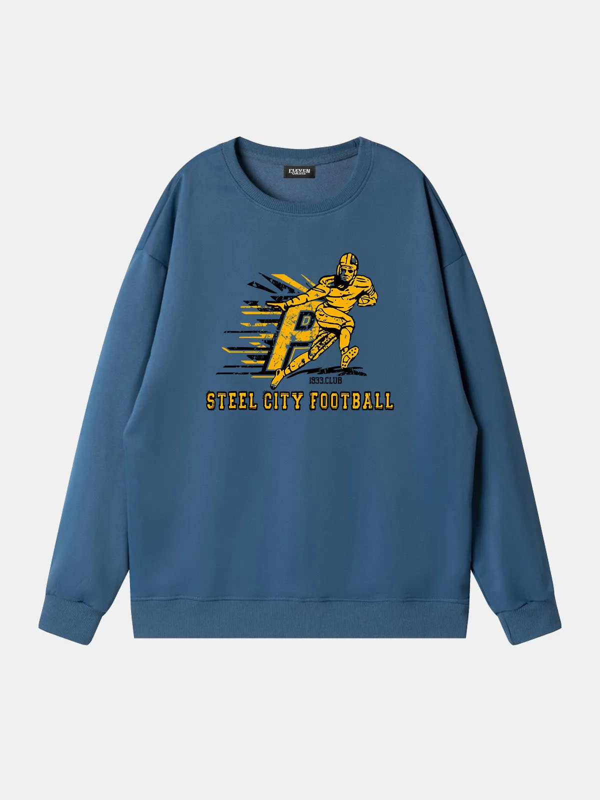 Steel City Football Player Graphic Sweatshirt sold by Eleven Oasis product image thumbnail 4