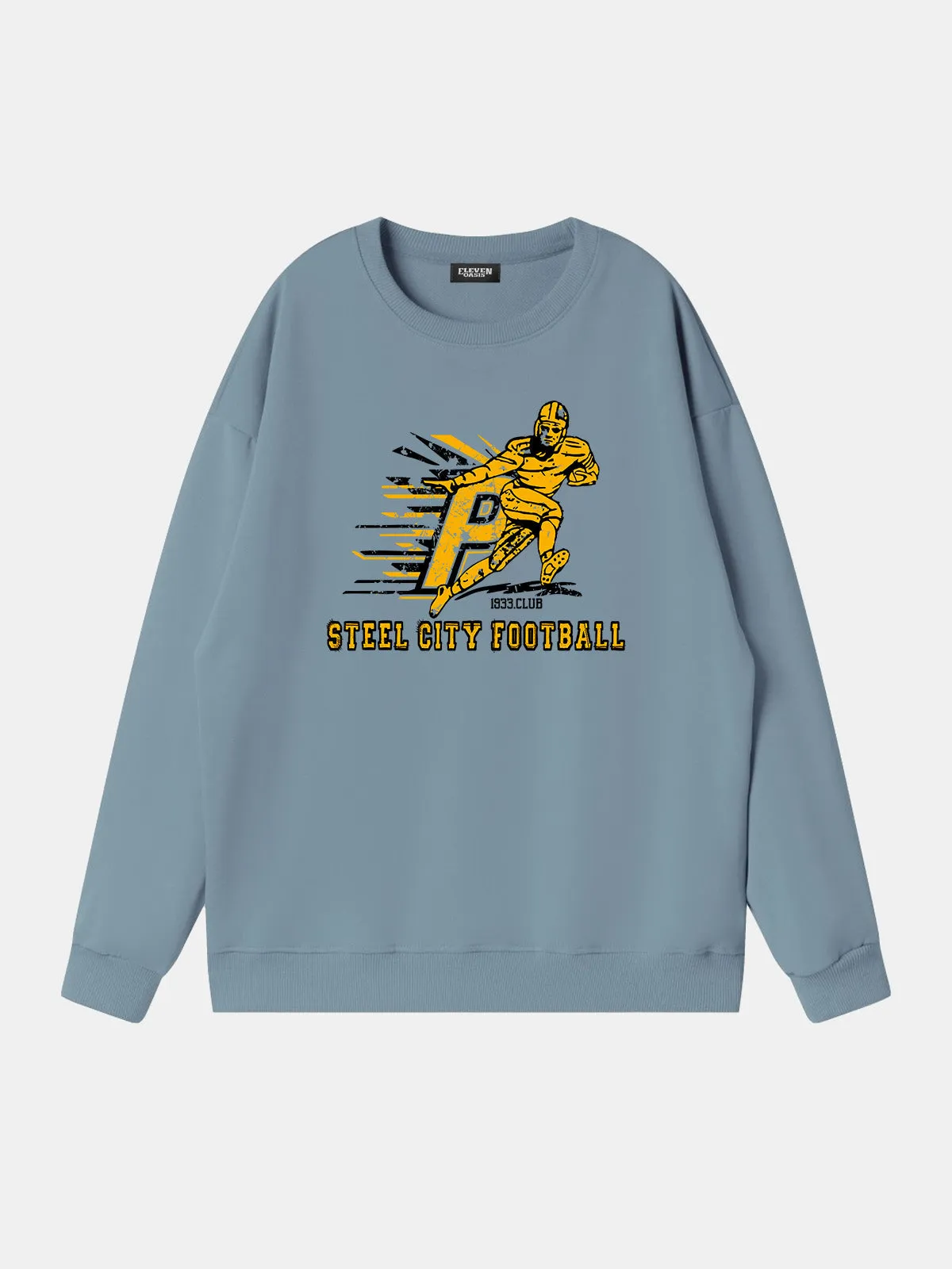 Steel City Football Player Graphic Sweatshirt sold by Eleven Oasis product image thumbnail 3