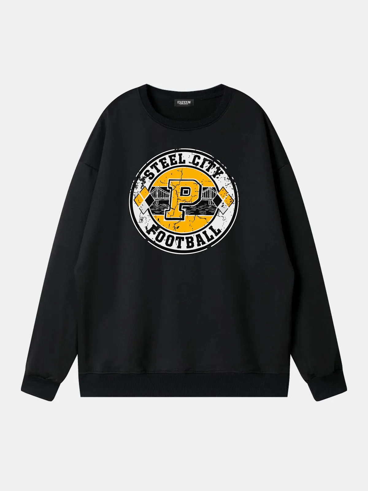 Steel City Football Graphic Sweatshirt sold by Eleven Oasis product image thumbnail 3
