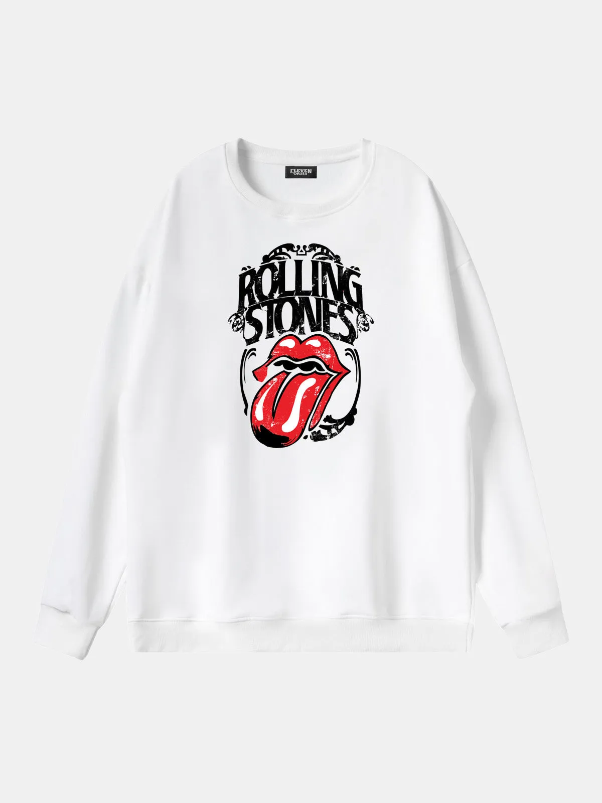Rolling Stones Classic Tongue Logo Sweatshirt sold by Eleven Oasis product image thumbnail 4