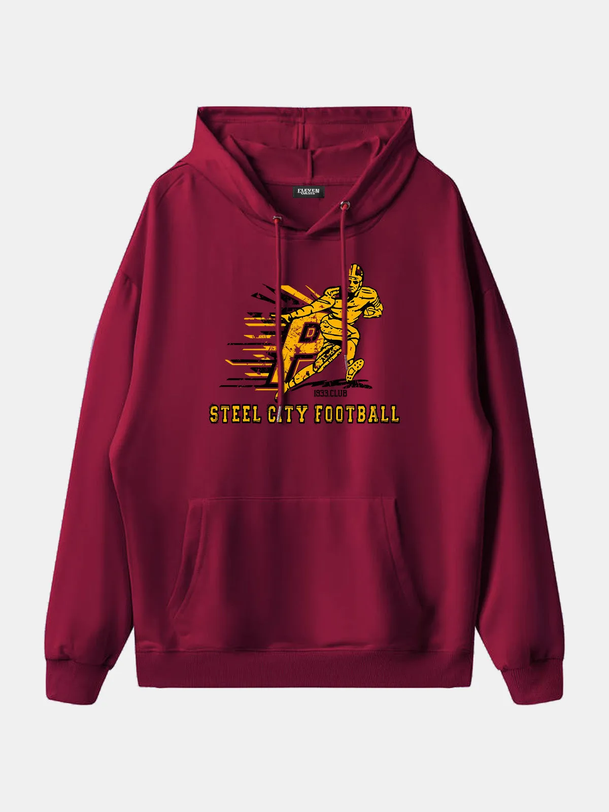 Steel City Football Player Graphic Hoodie sold by Eleven Oasis