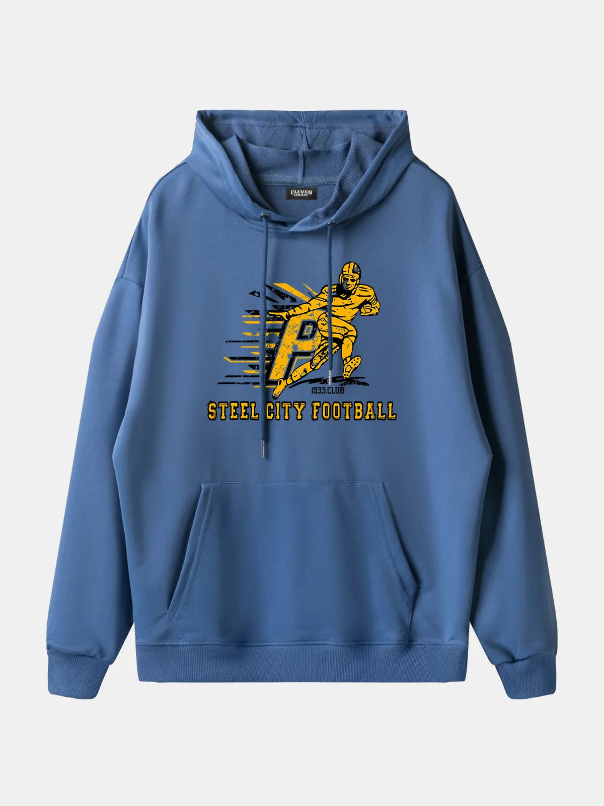 Steel City Football Player Graphic Hoodie sold by Eleven Oasis product image thumbnail 4